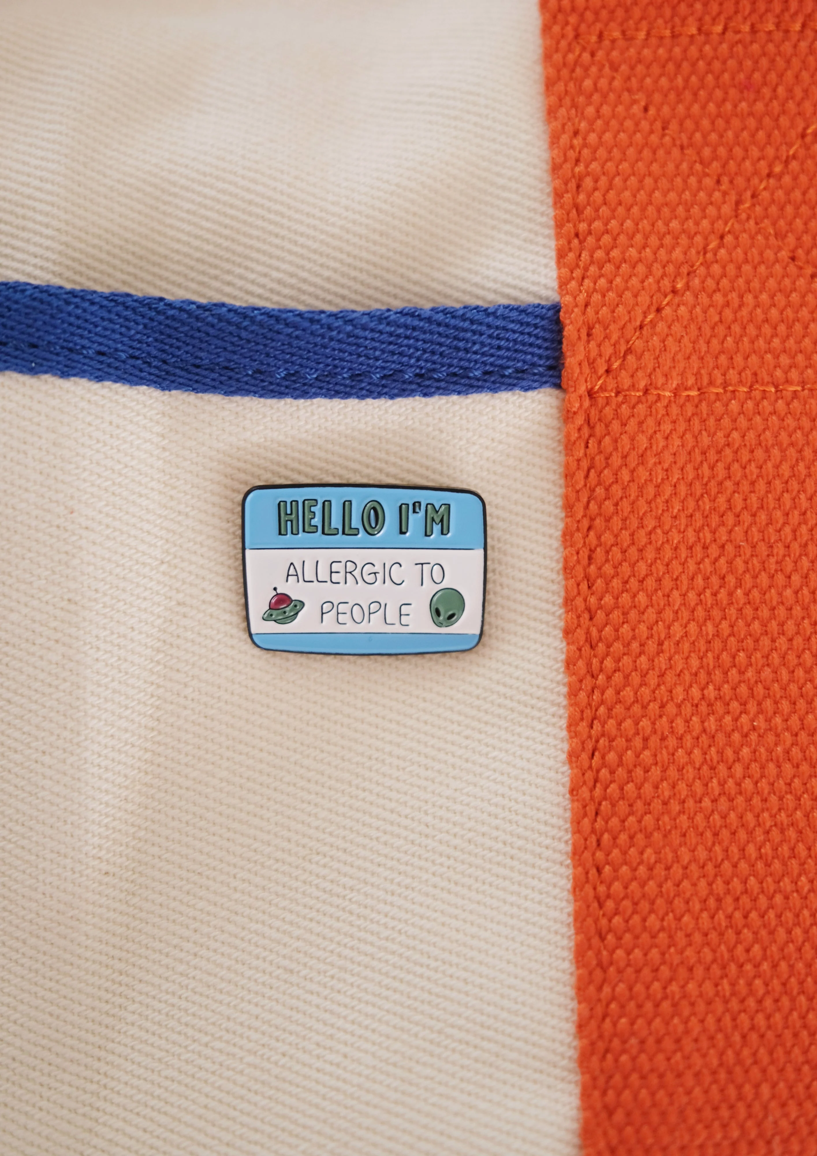 “Allergic To People” Enamel Pin - Image 4
