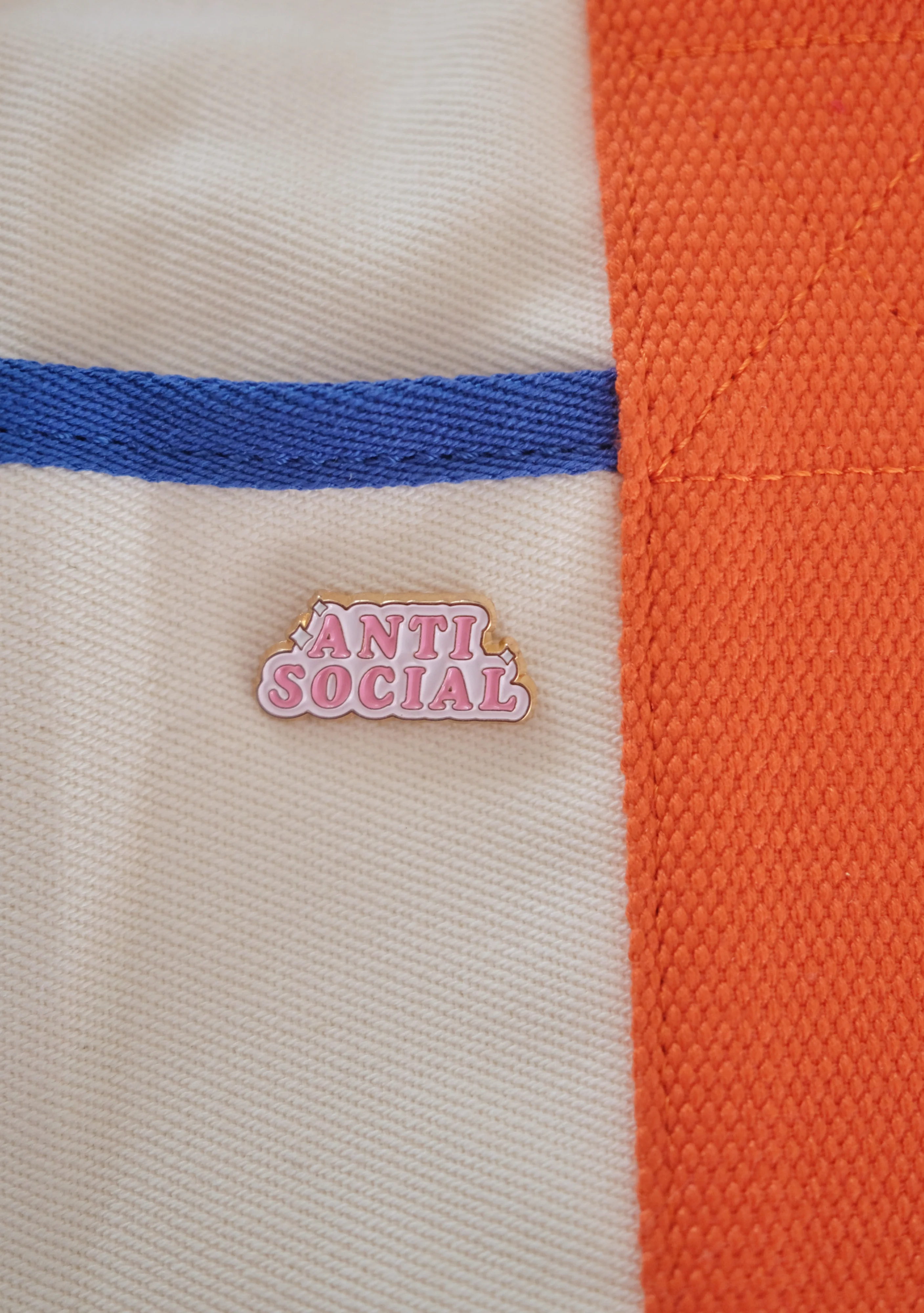 “Anti-Social” Enamel Pin - Image 3
