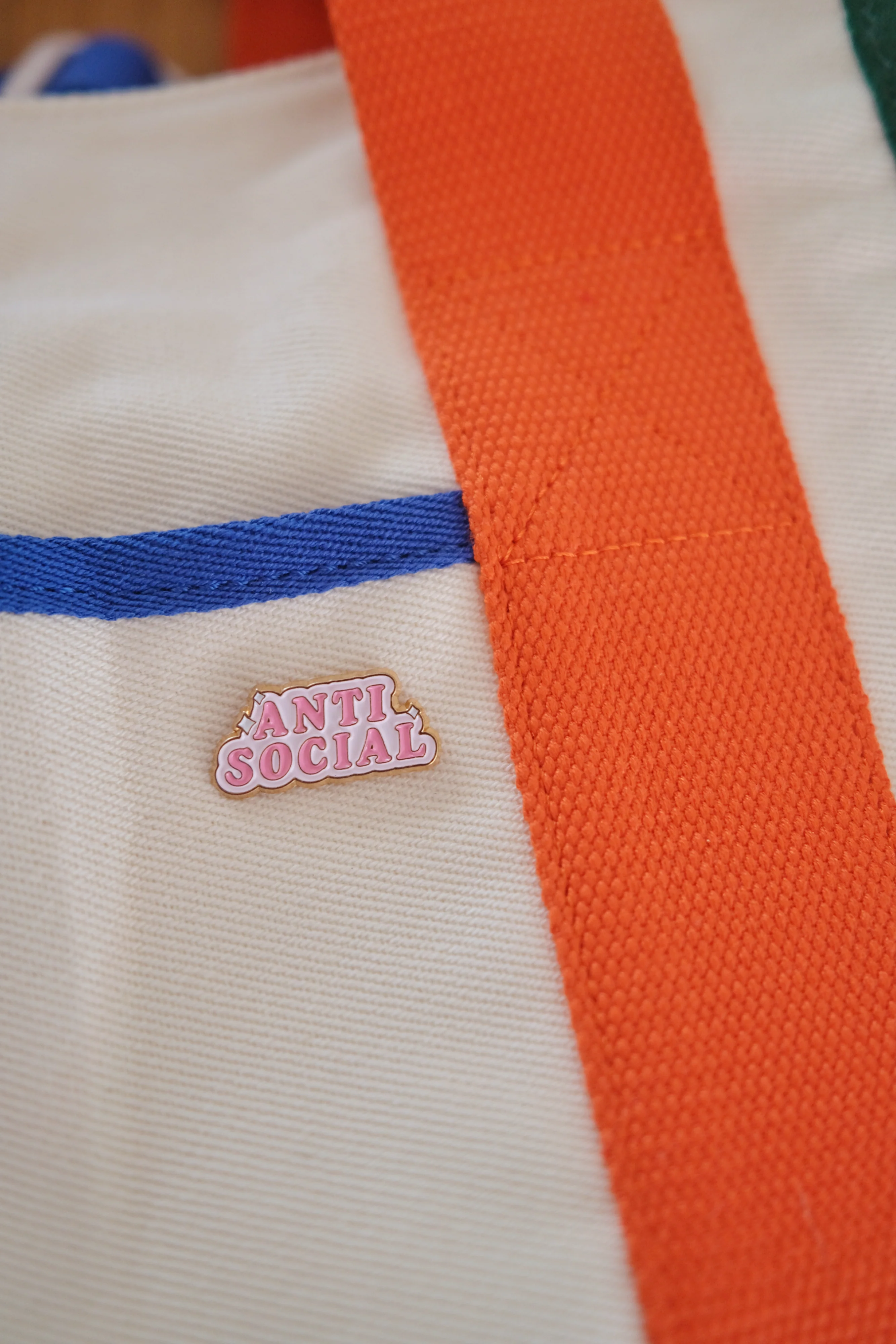 “Anti-Social” Enamel Pin - Image 4