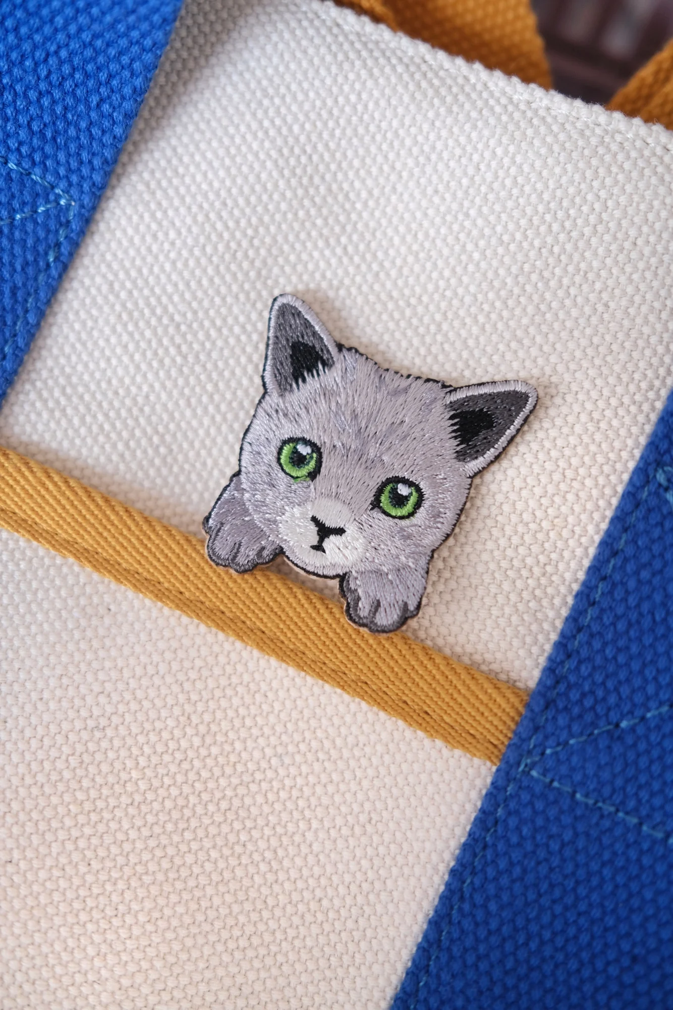 British Shorthair Kitten Iron-on Patch - Image 2