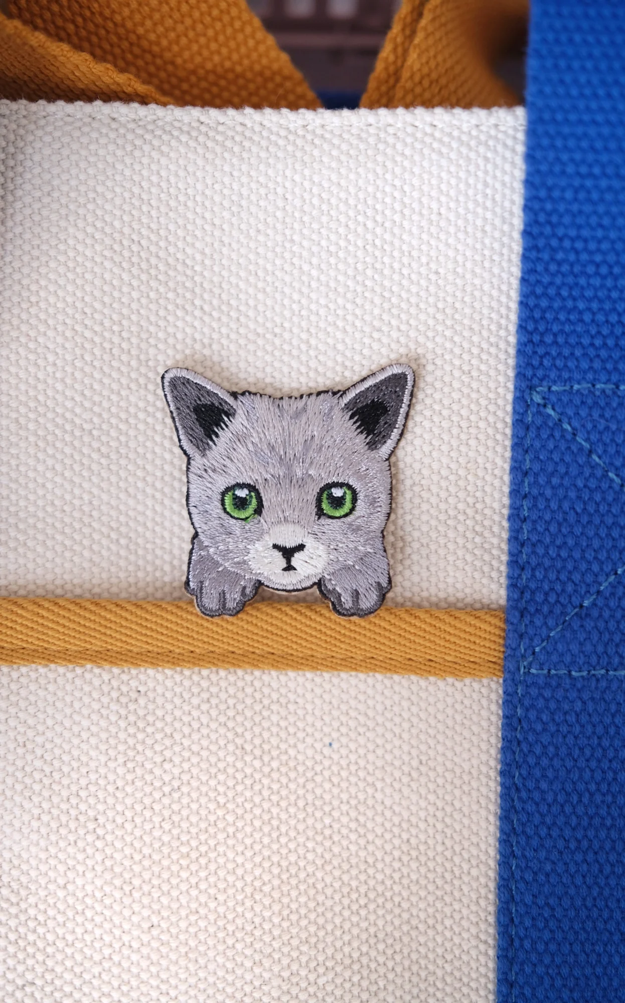 British Shorthair Kitten Iron-on Patch - Image 3