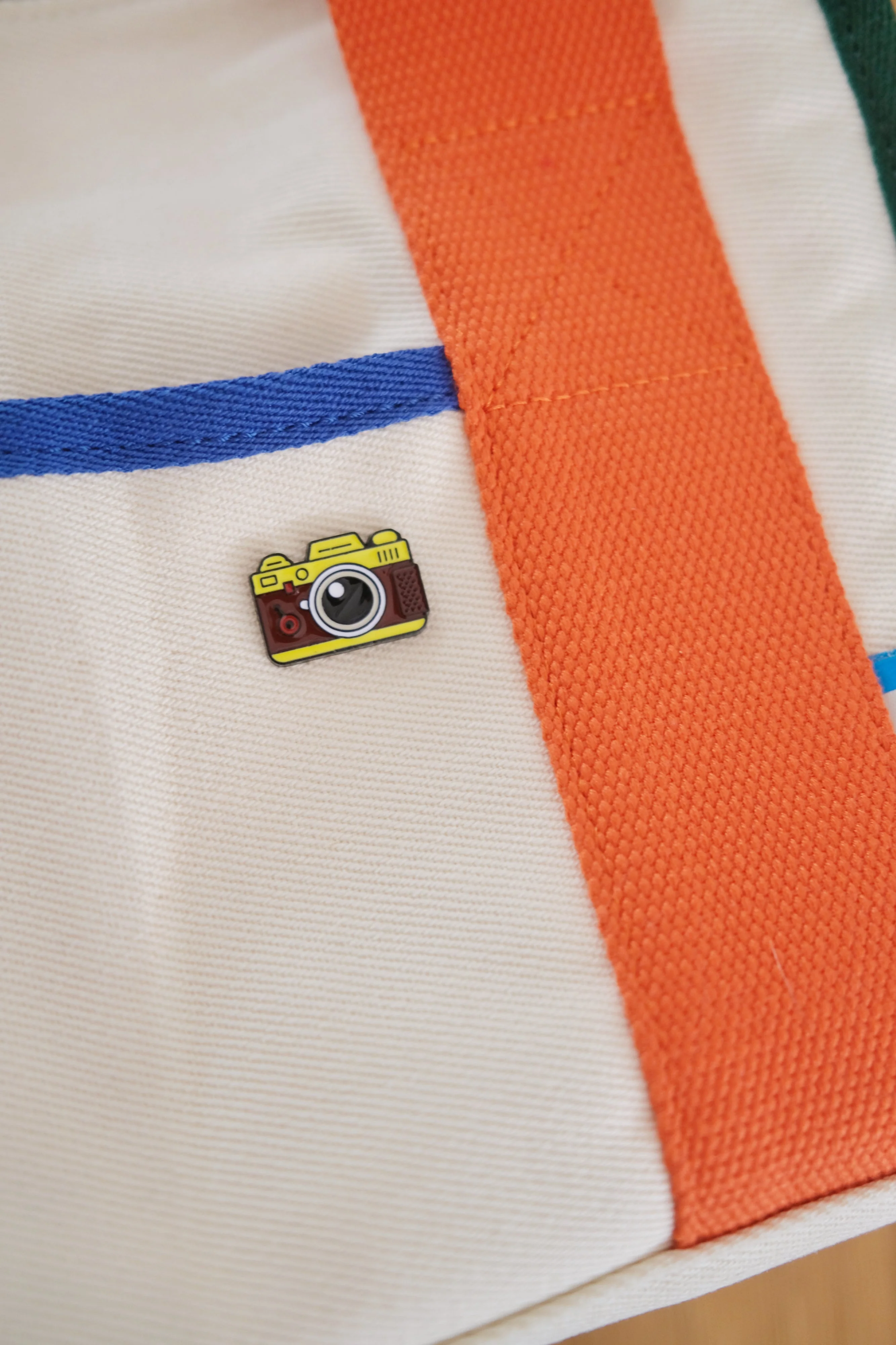 Brown Camera Enamel Pin - Image 3