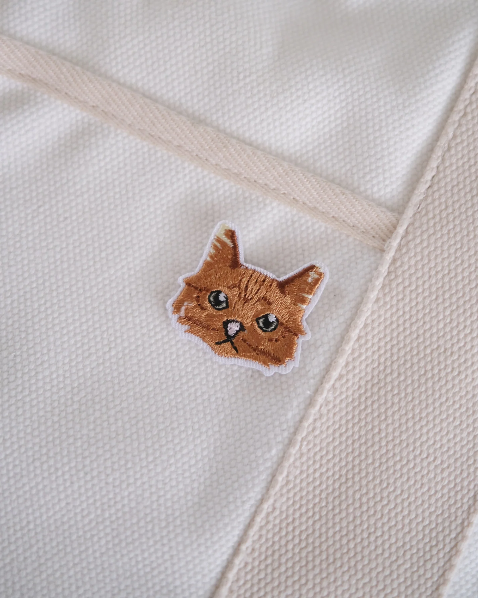 Brown Cat Iron-on Patch - Image 3