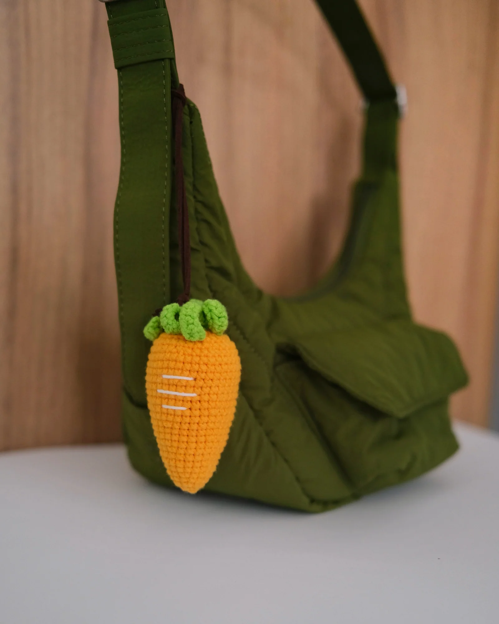 Carrot Crochet Charm - Image 3