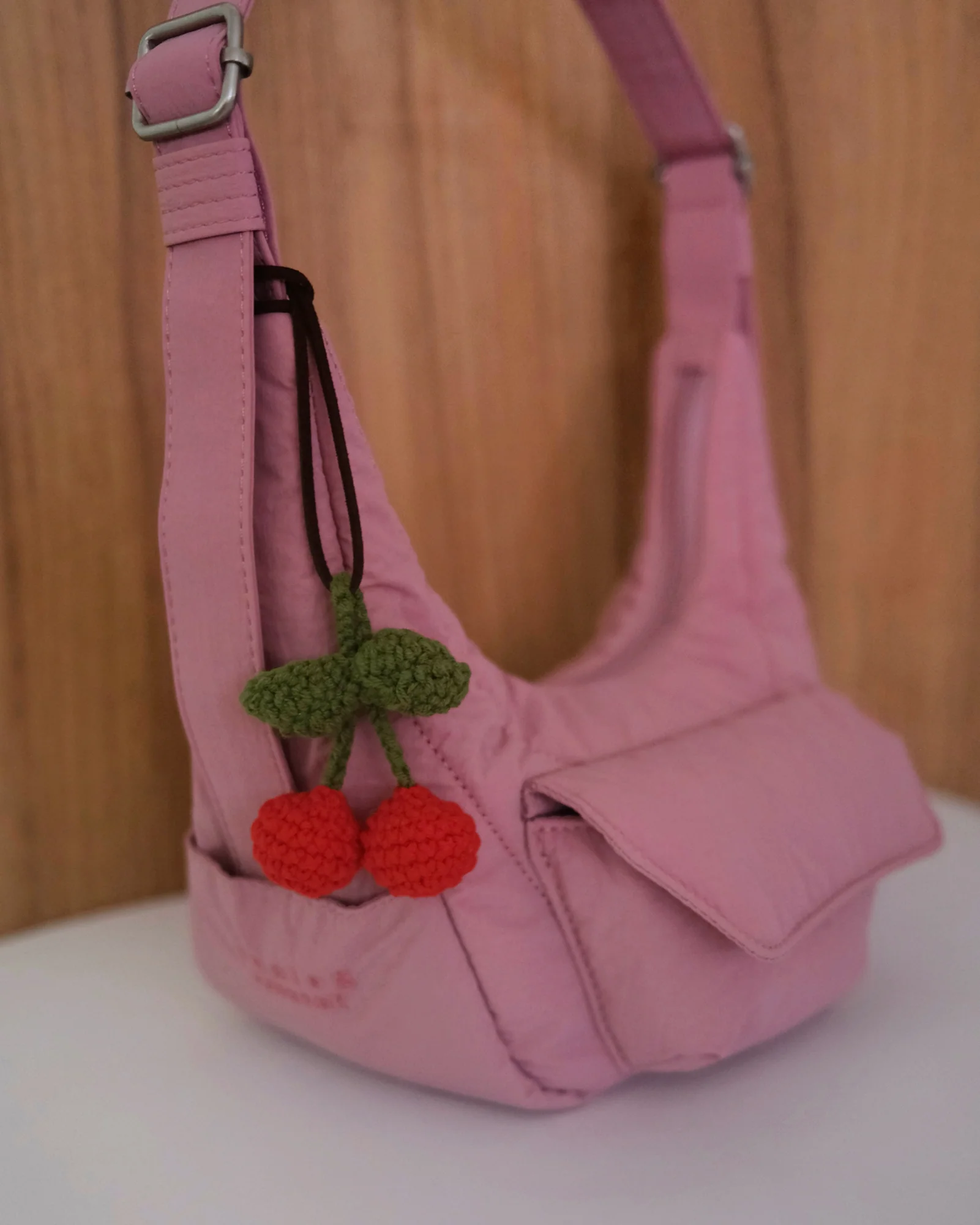 Cherry Crochet Charm - Image 4