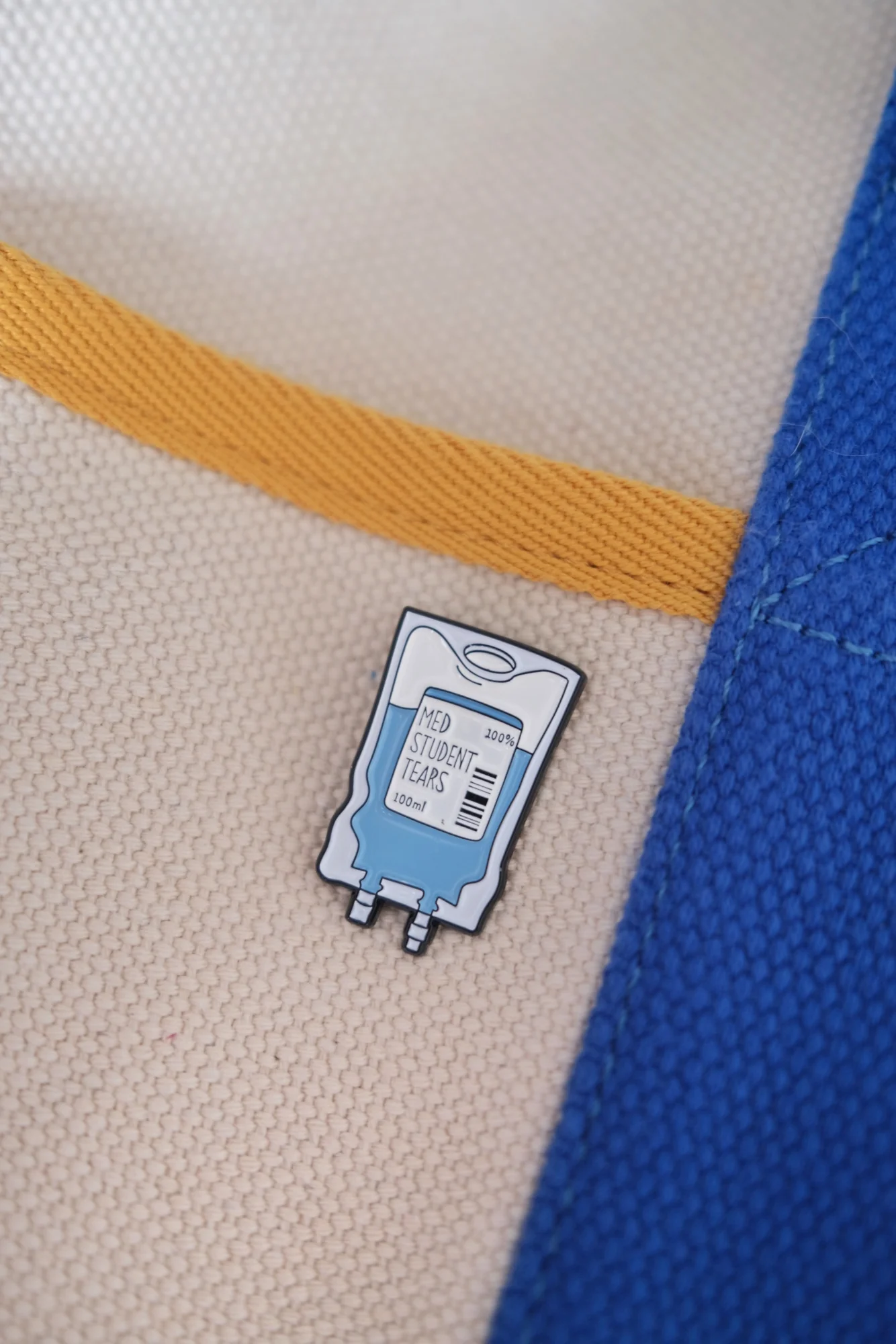 Med Student Tears Enamel Pin - Image 2