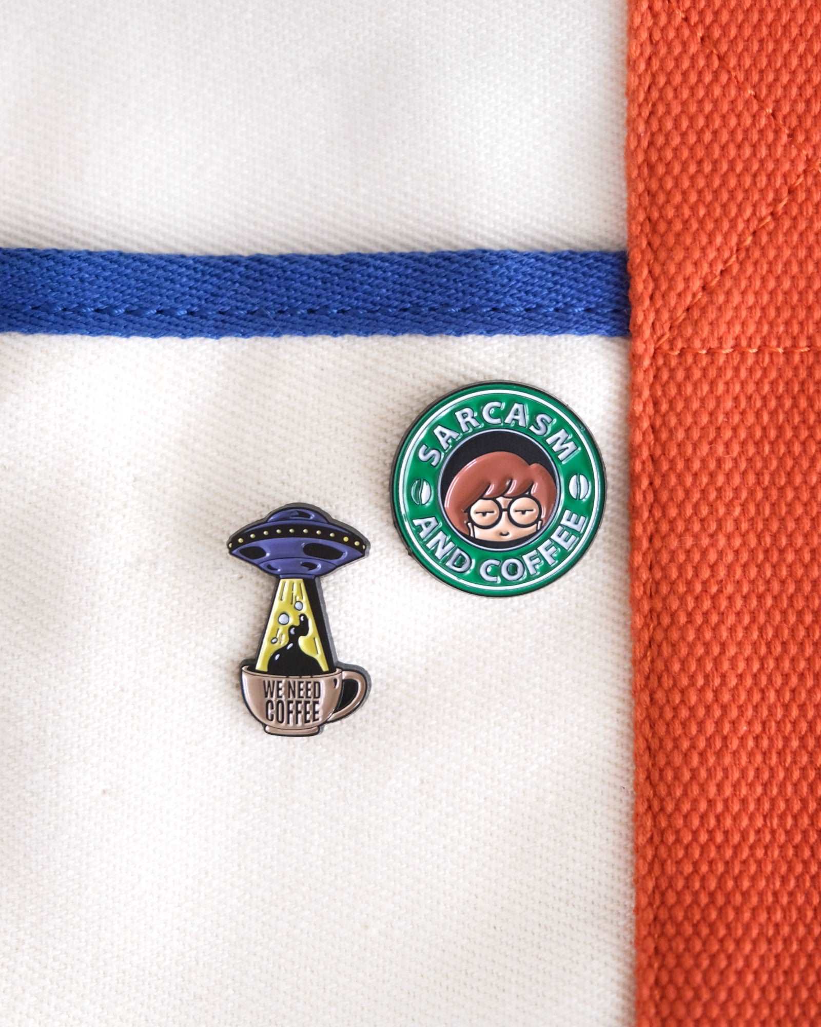 "We Need Coffee" Enamel Pin - Image 4