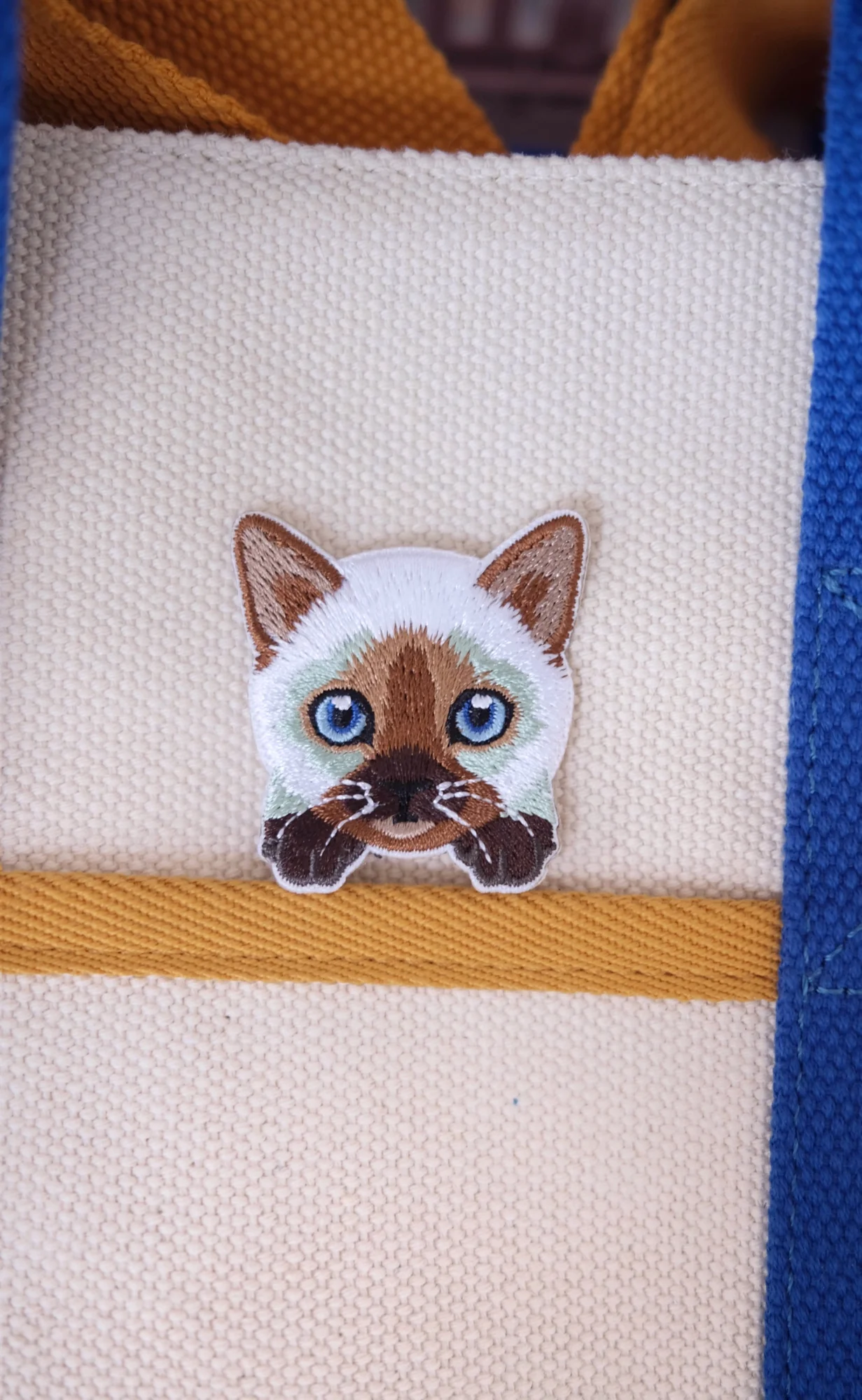 Siamese Kitten Iron-on Patch