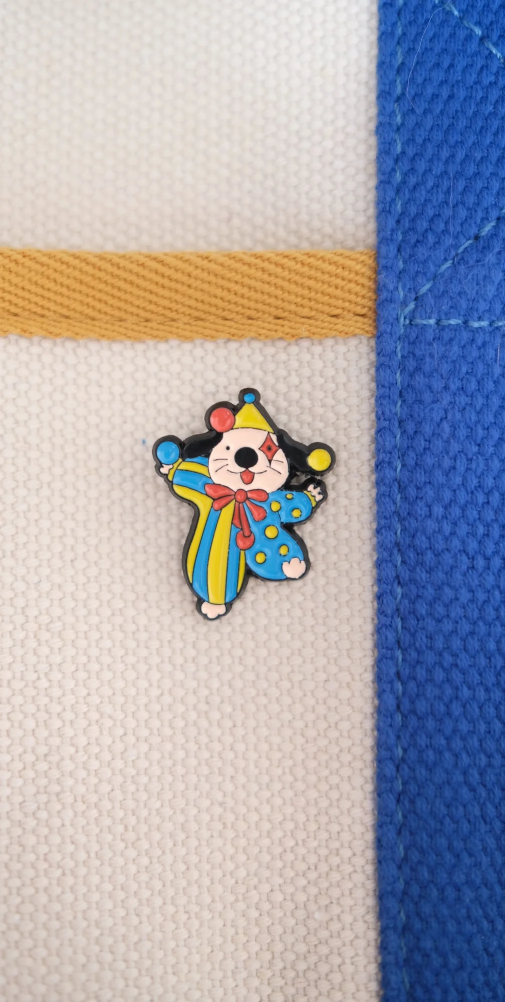 Dog Clown Enamel Pin