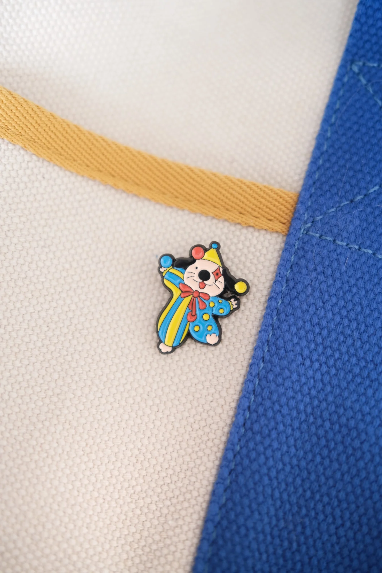 Dog Clown Enamel Pin - Image 2