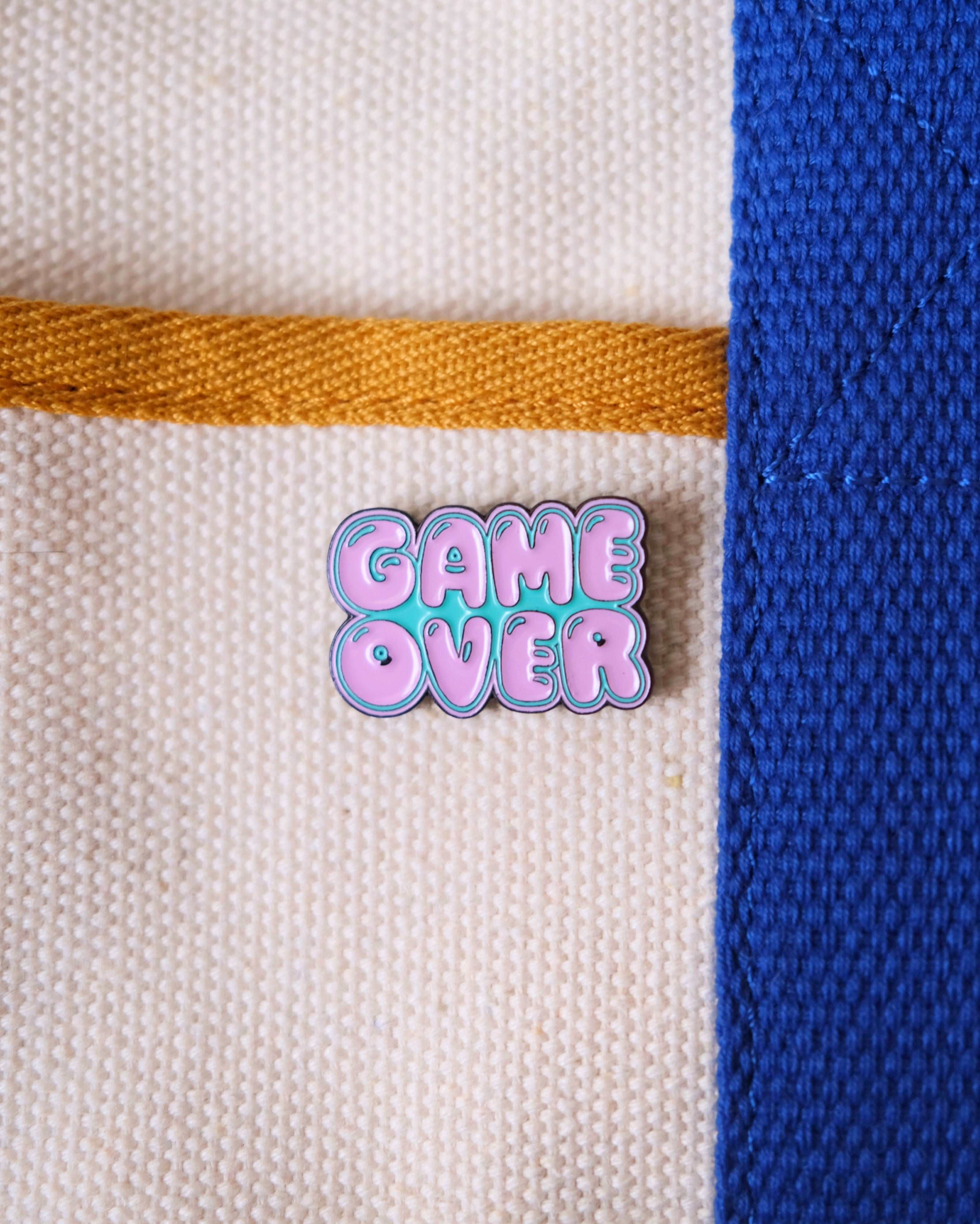 "Game Over" Enamel Pin - Image 3