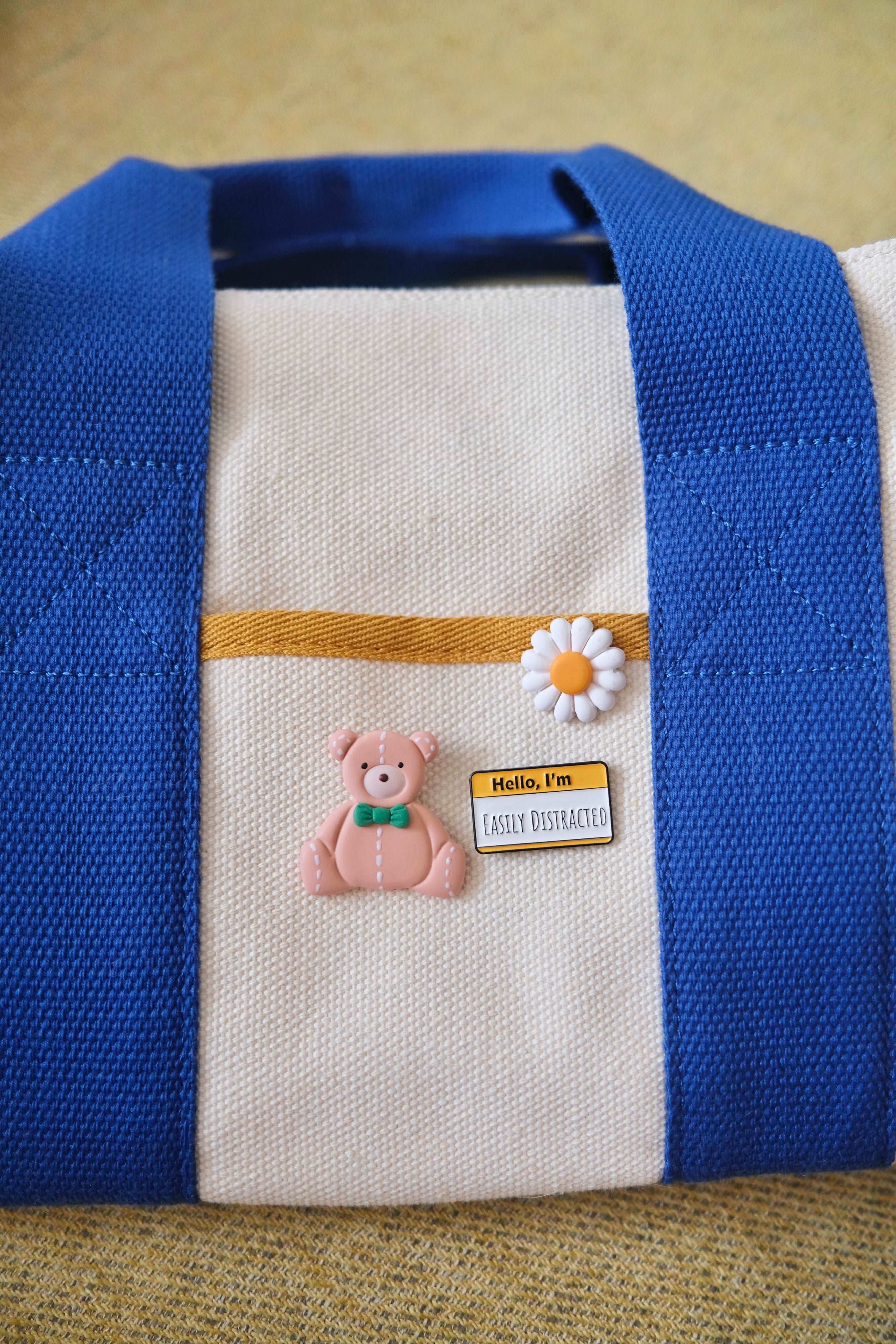 "Easily Distracted" Enamel Pin - Image 2