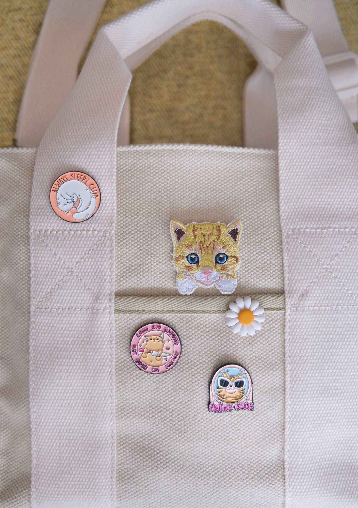 "Feline Cute" Enamel Pin - Image 4