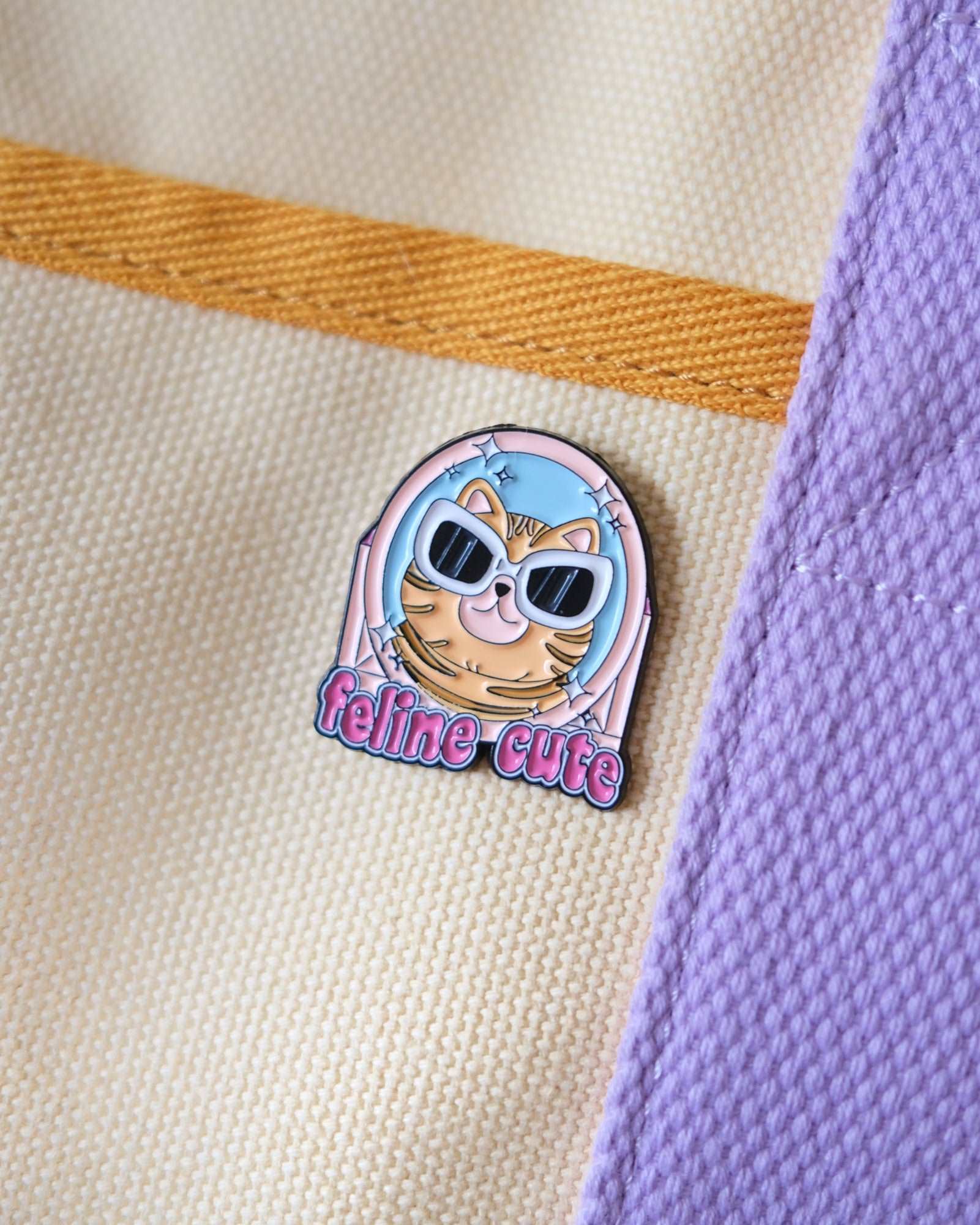 "Feline Cute" Enamel Pin - Image 7