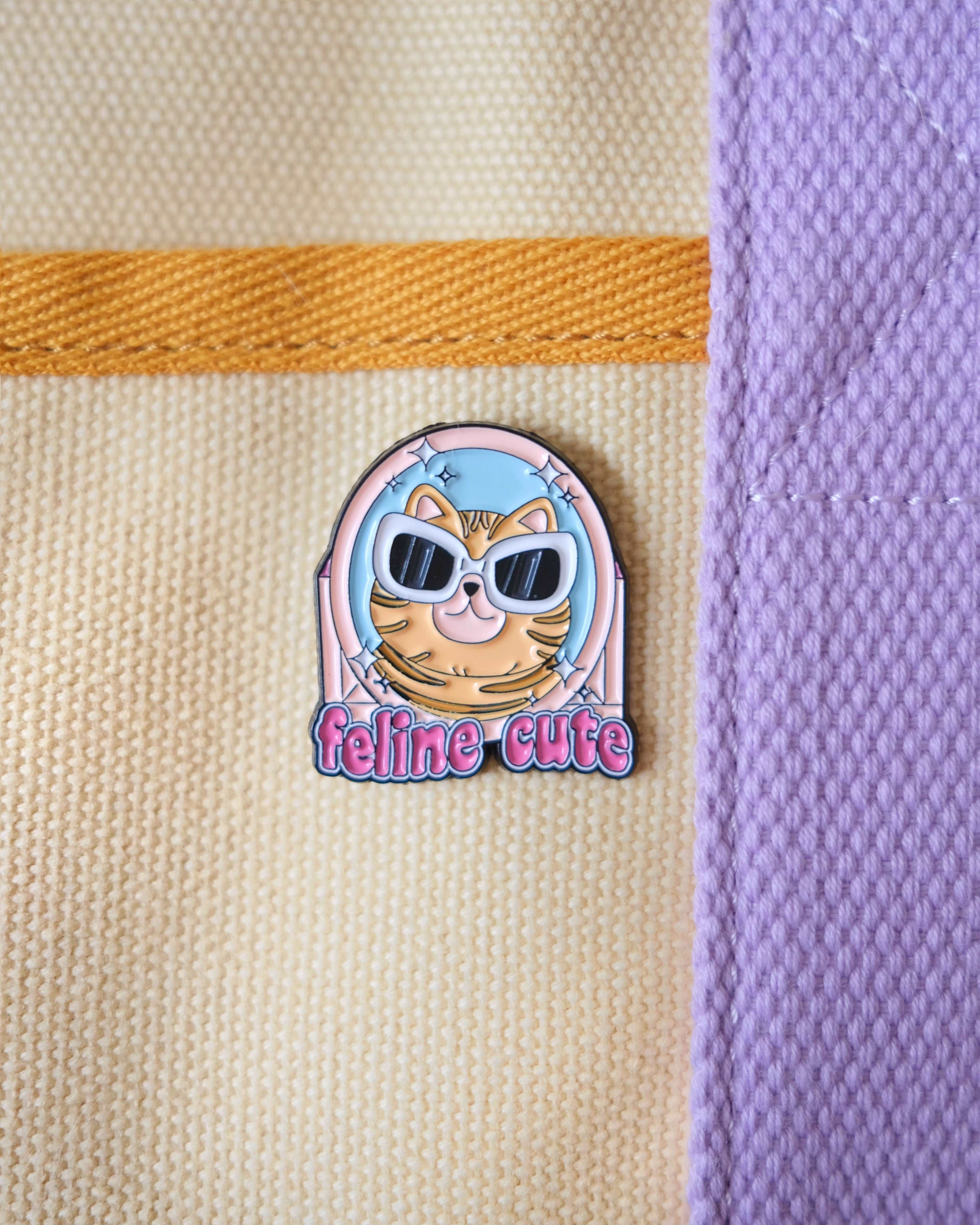 "Feline Cute" Enamel Pin - Image 9