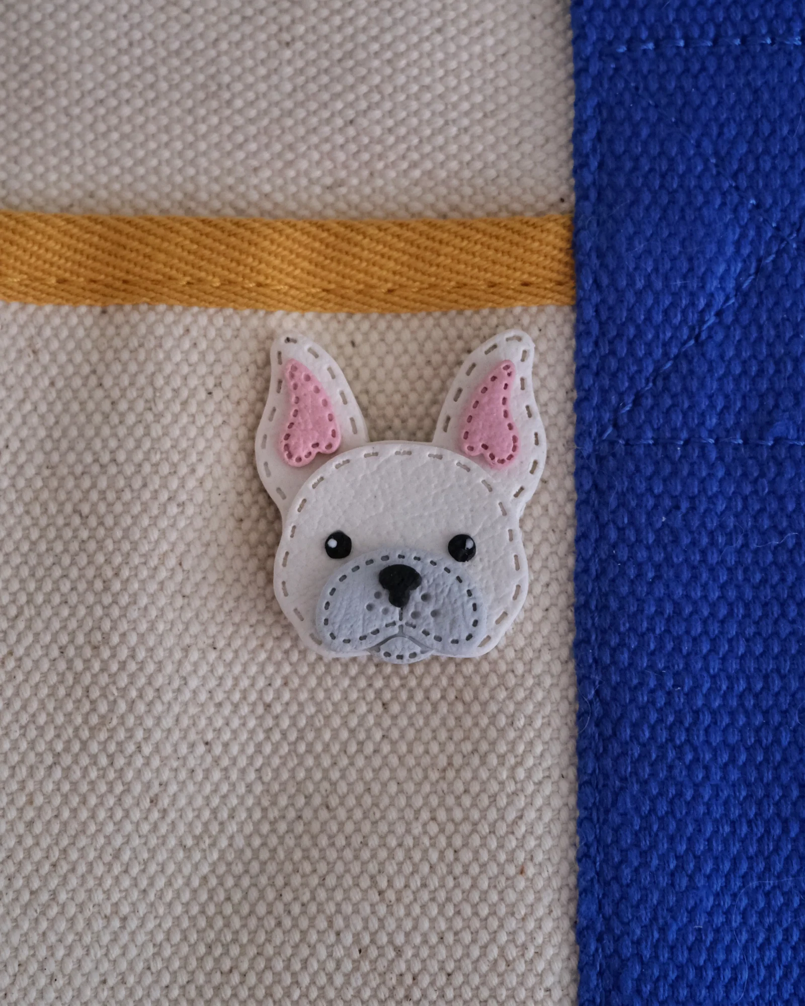 Frenchie Clay Bobbin/ Charm - Image 6