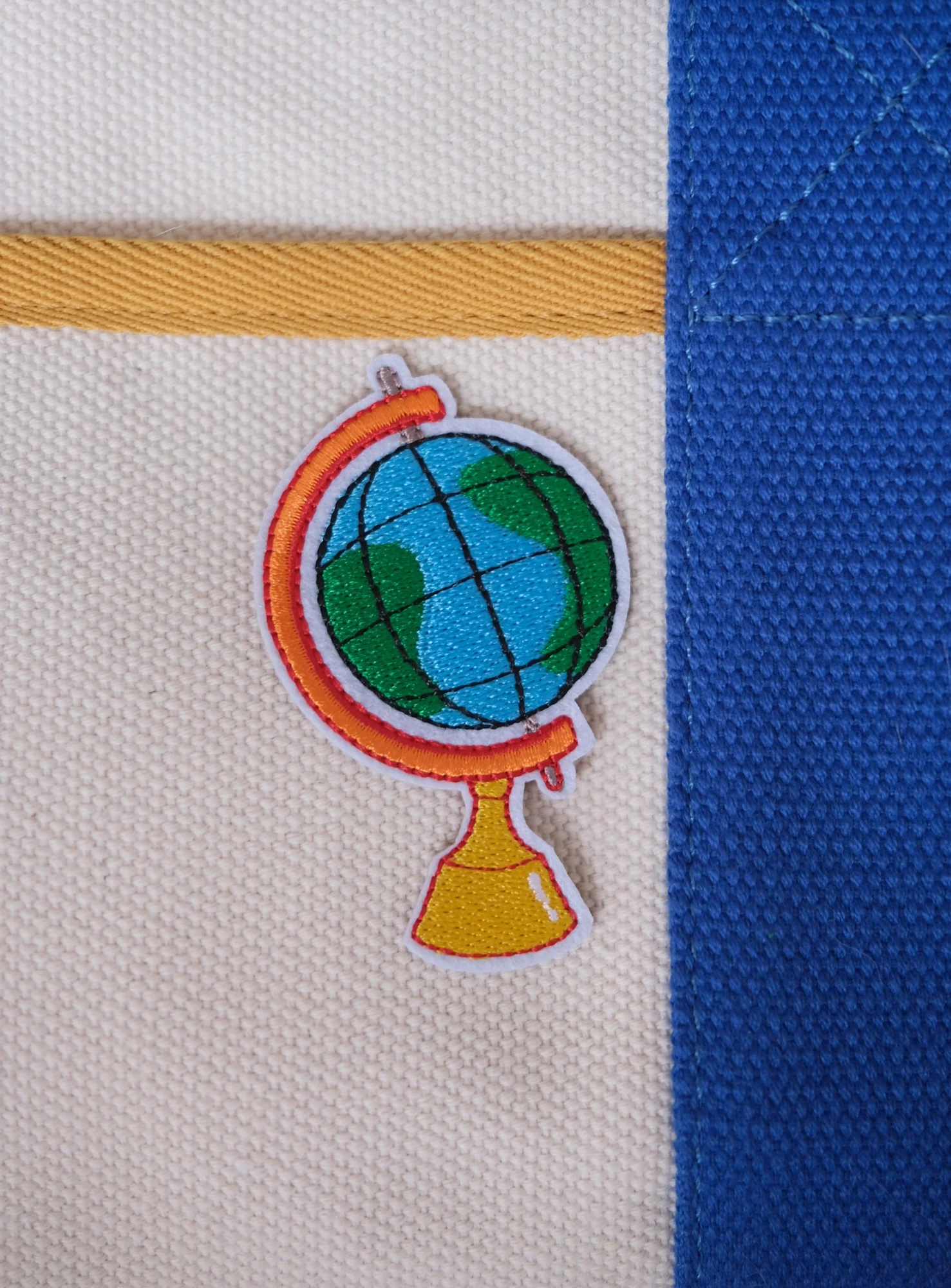 Globe Iron-on Patch