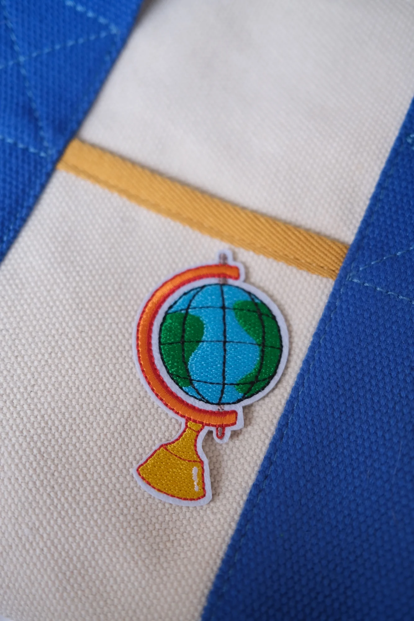 Globe Iron-on Patch - Image 2
