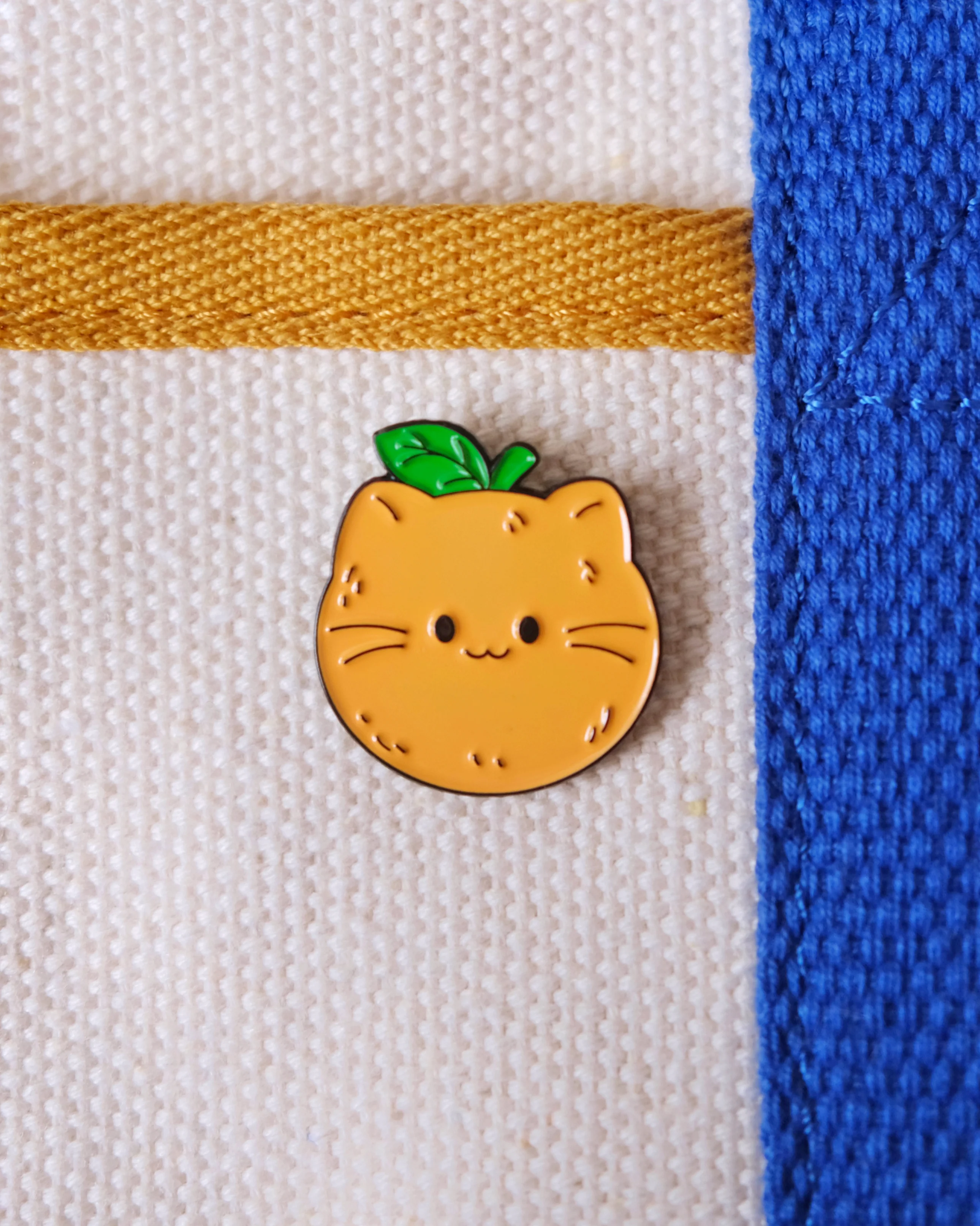 Orange Cat Enamel Pin