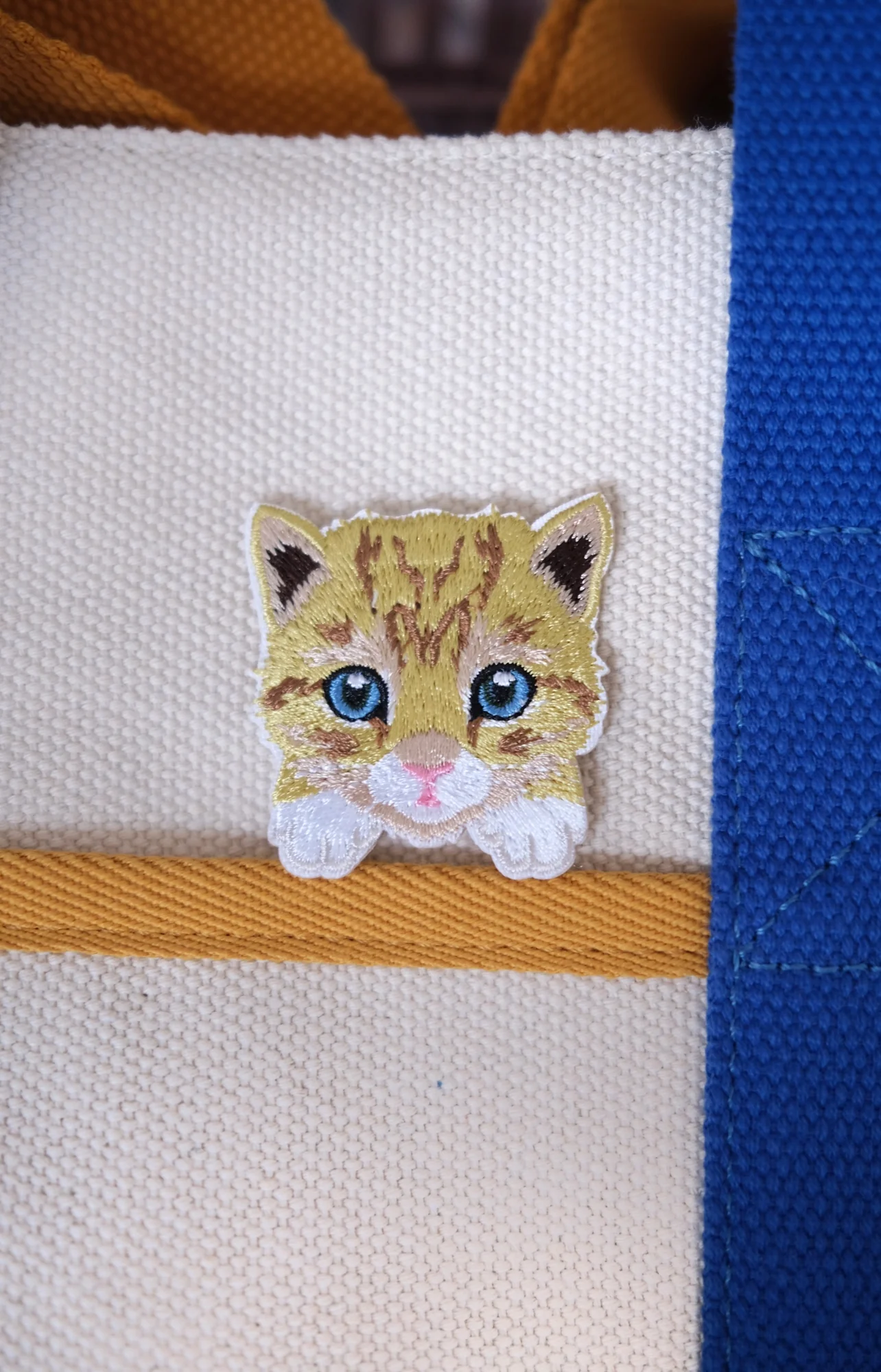 Orange Kitten Iron-on Patch