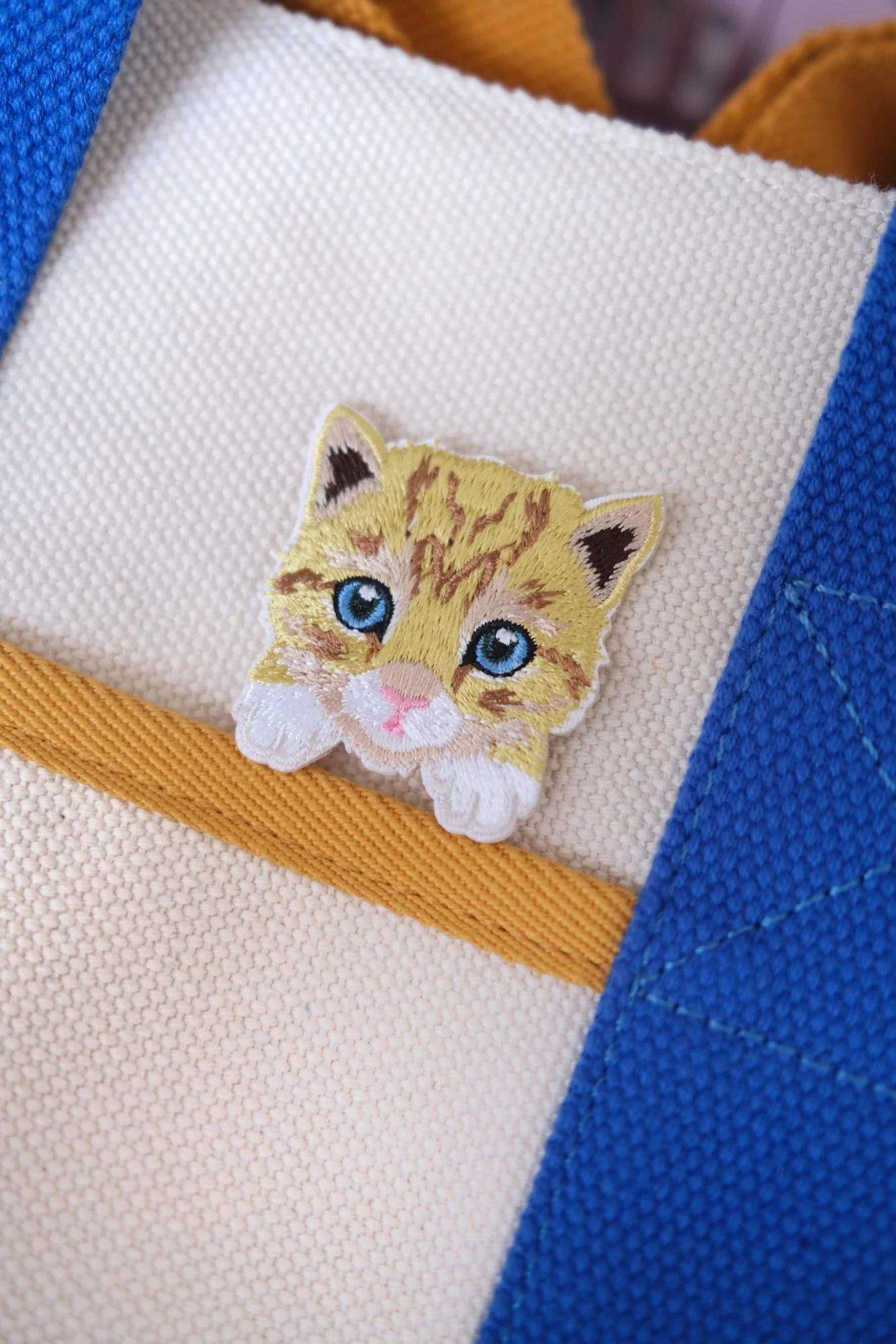 Orange Kitten Iron-on Patch - Image 2