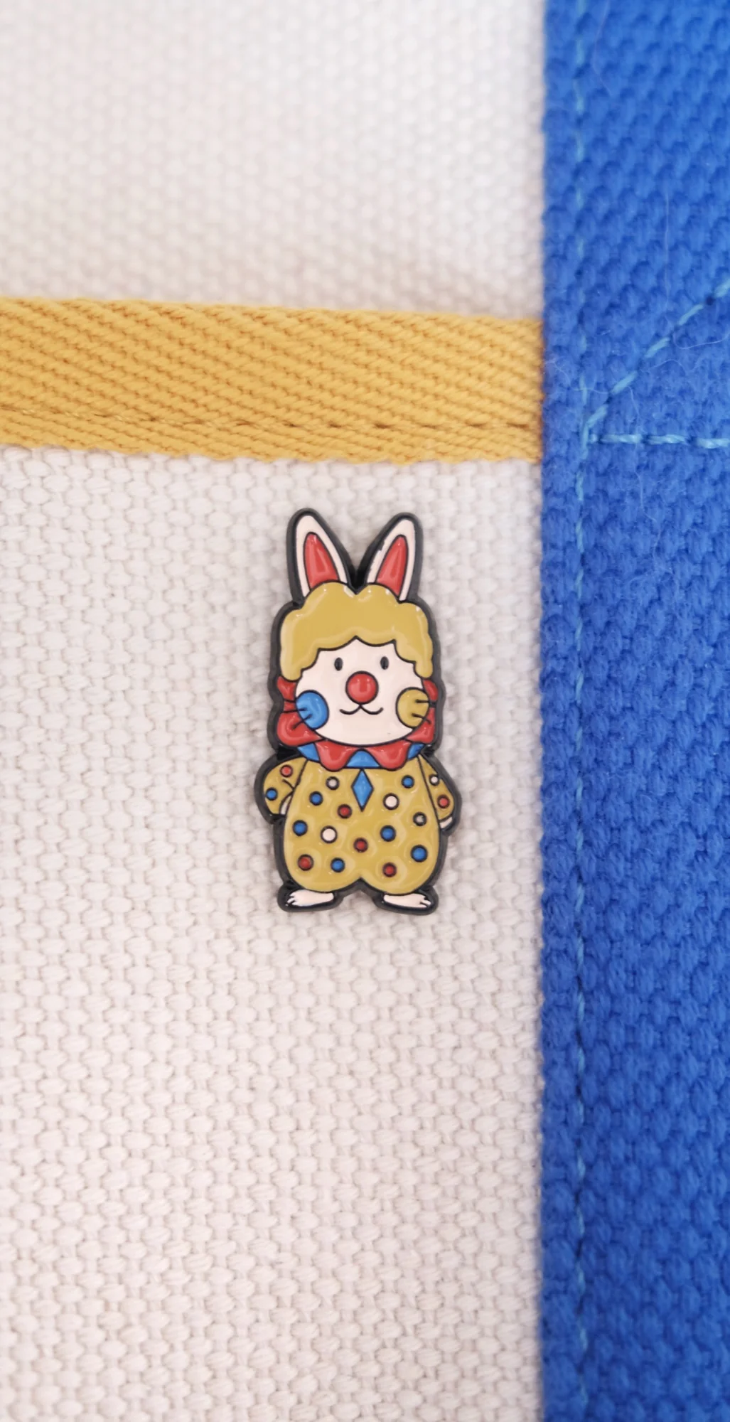 Rabbit Clown Enamel Pin