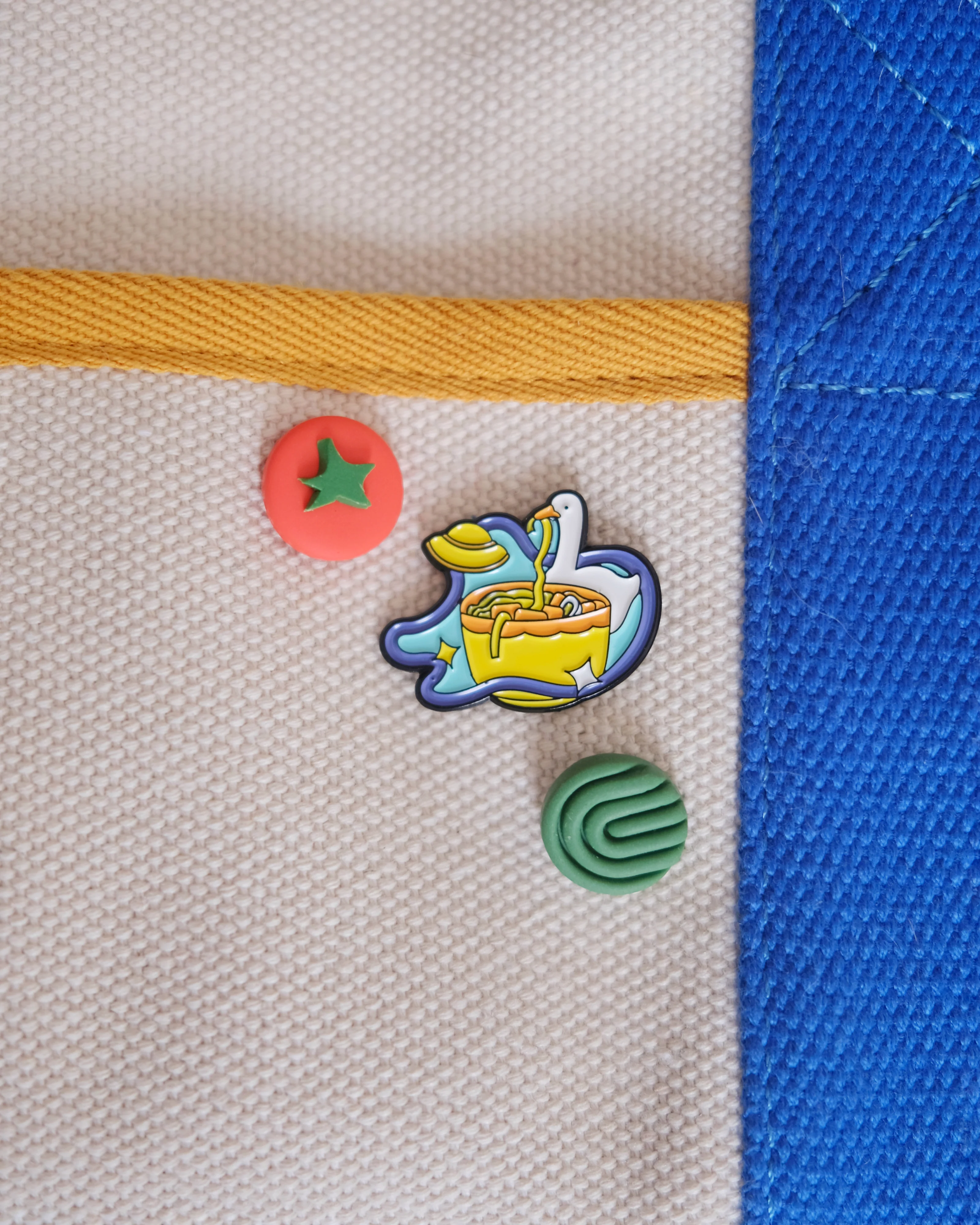 Ramen Goose Enamel Pin - Image 2