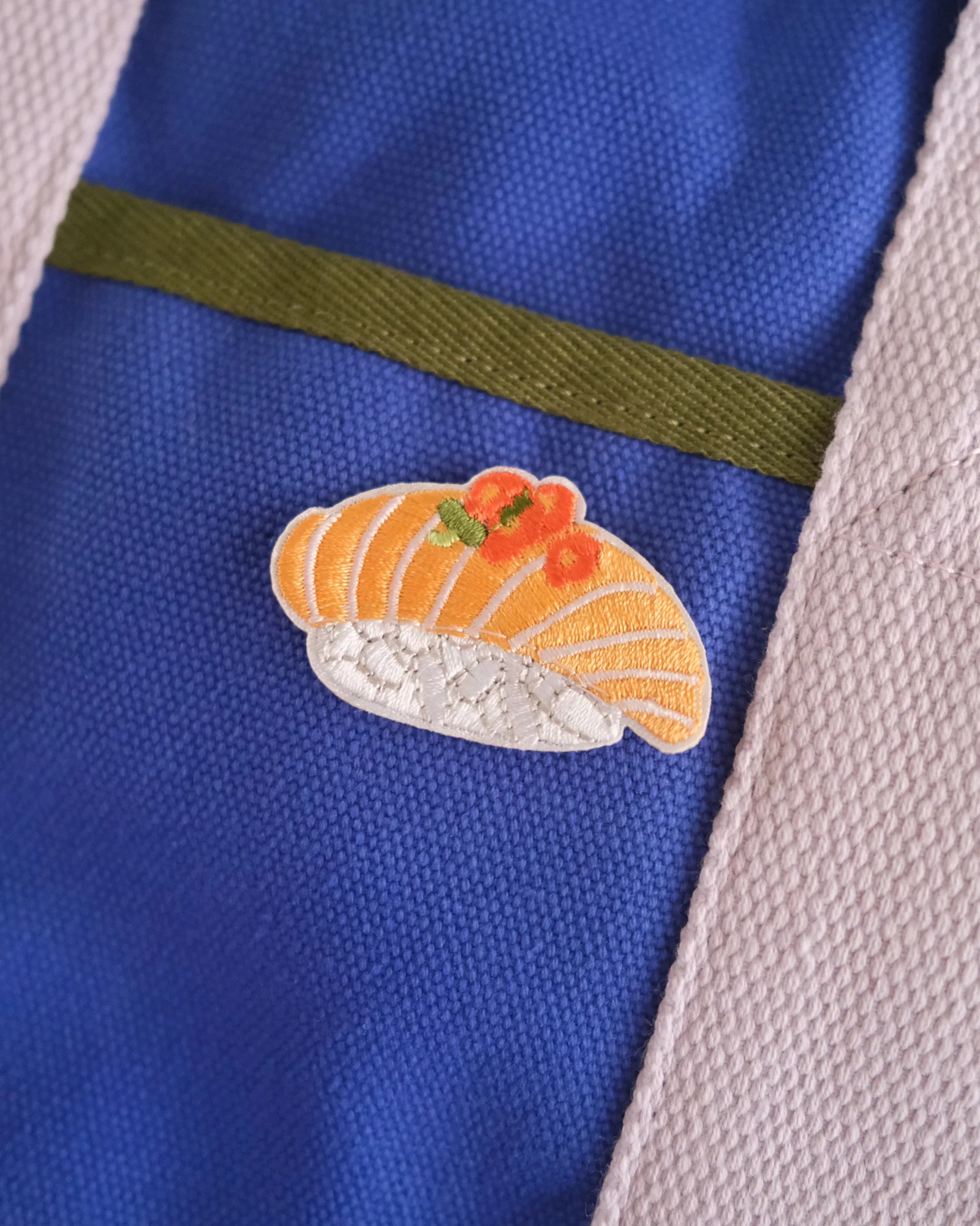 Salmon Sushi Iron-on Patch - Image 3