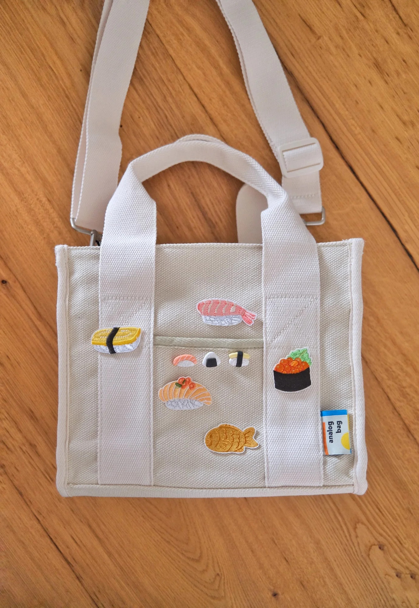 Salmon Sushi Iron-on Patch - Image 4