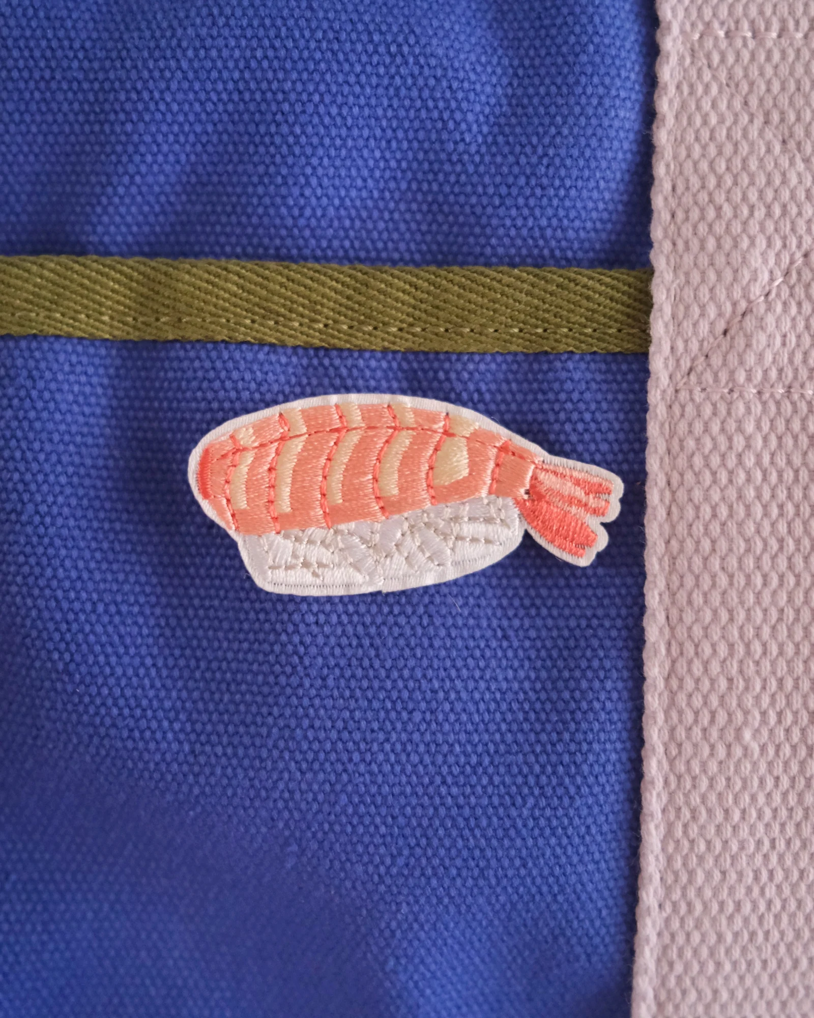 Shrimp Sushi Iron-on Patch