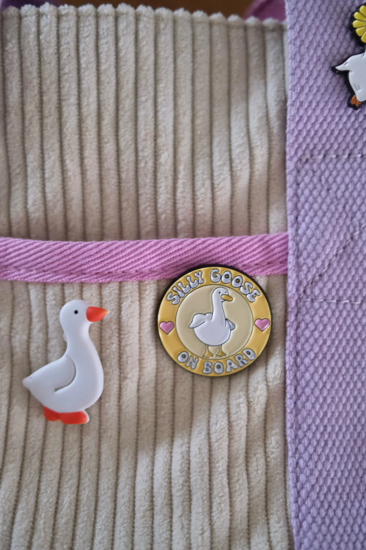 Silly Goose On Board Enamel Pin - Image 4