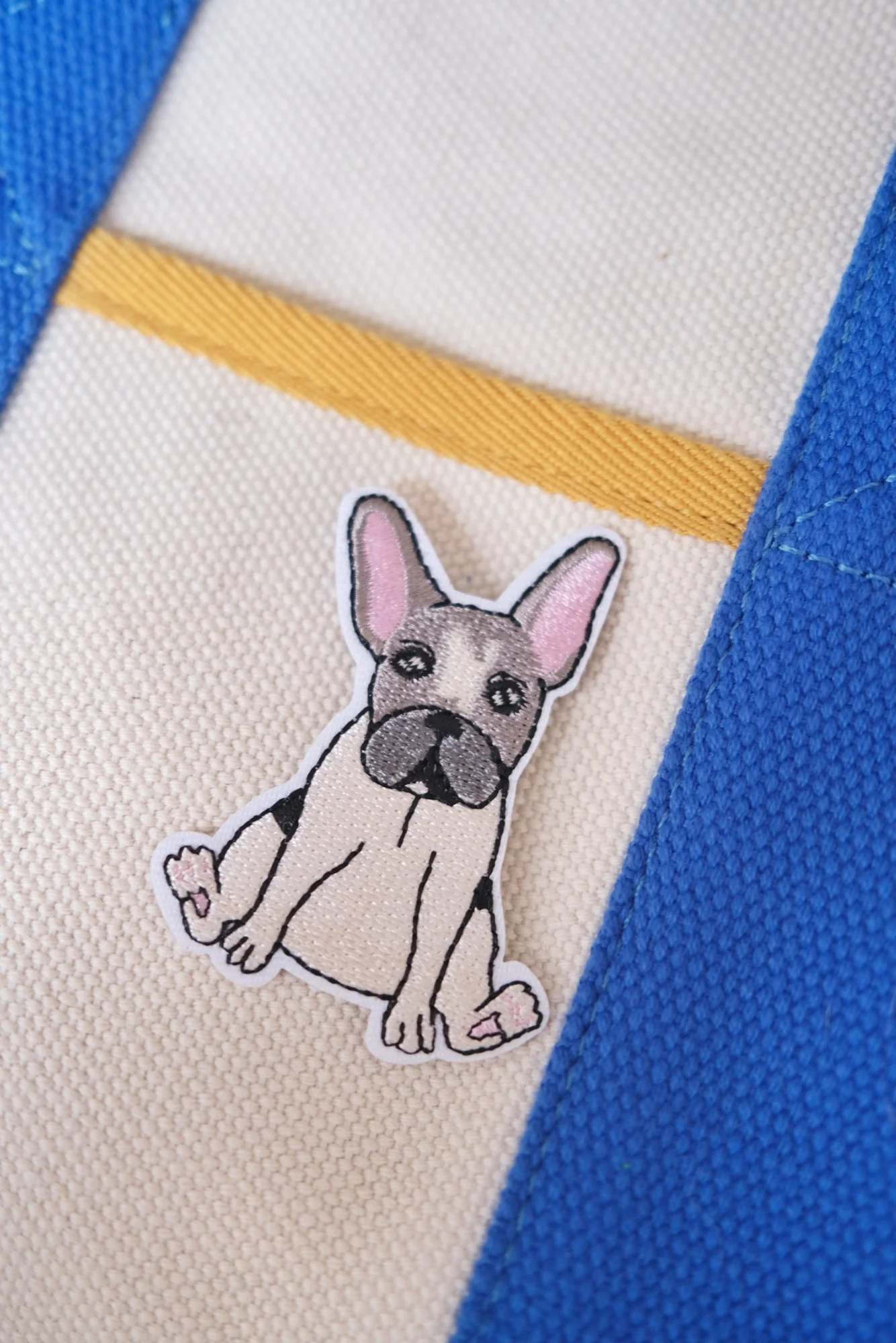 Sitting Frenchie Iron-on Patch - Image 6