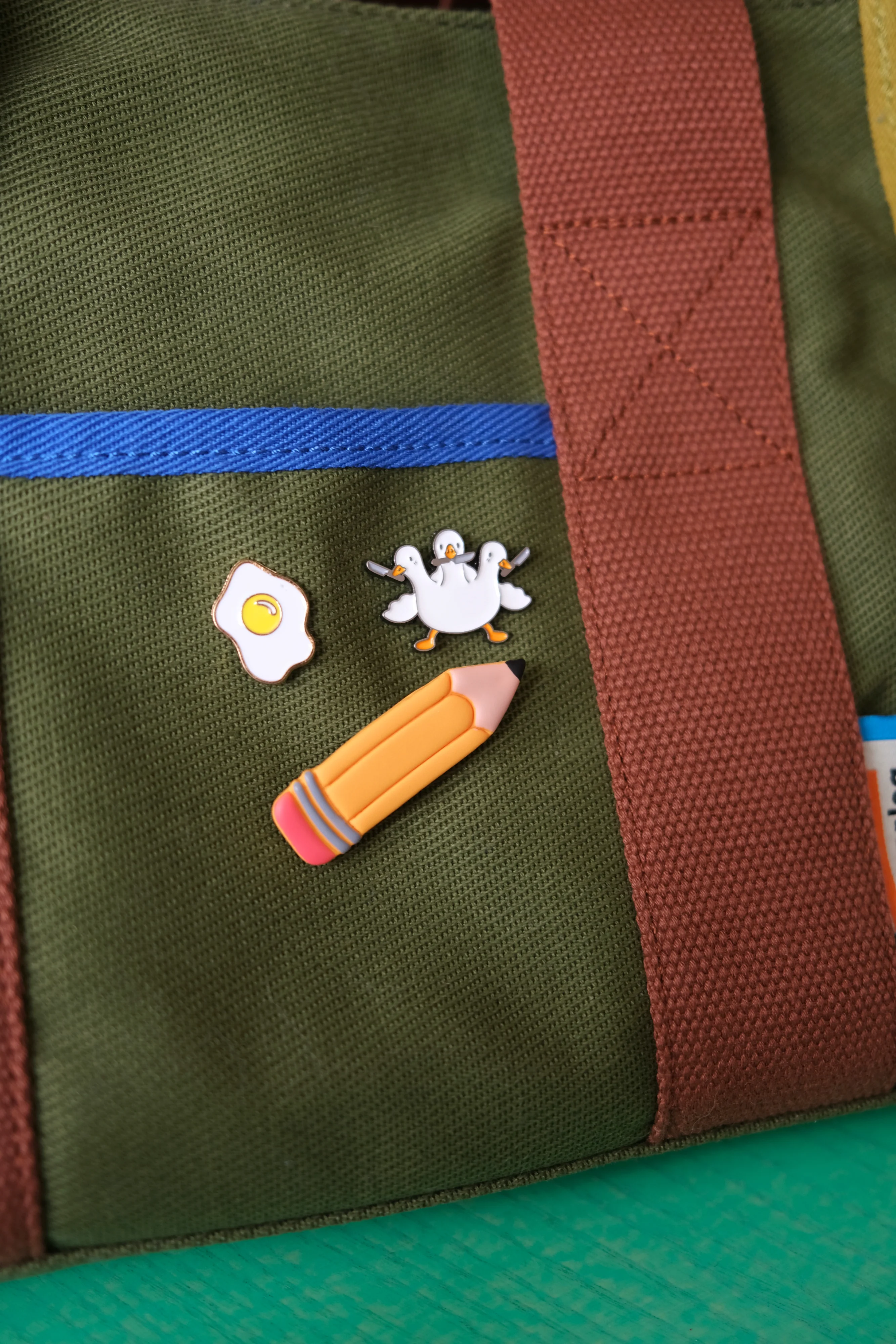 Sunny Side Up Enamel Pin - Image 2