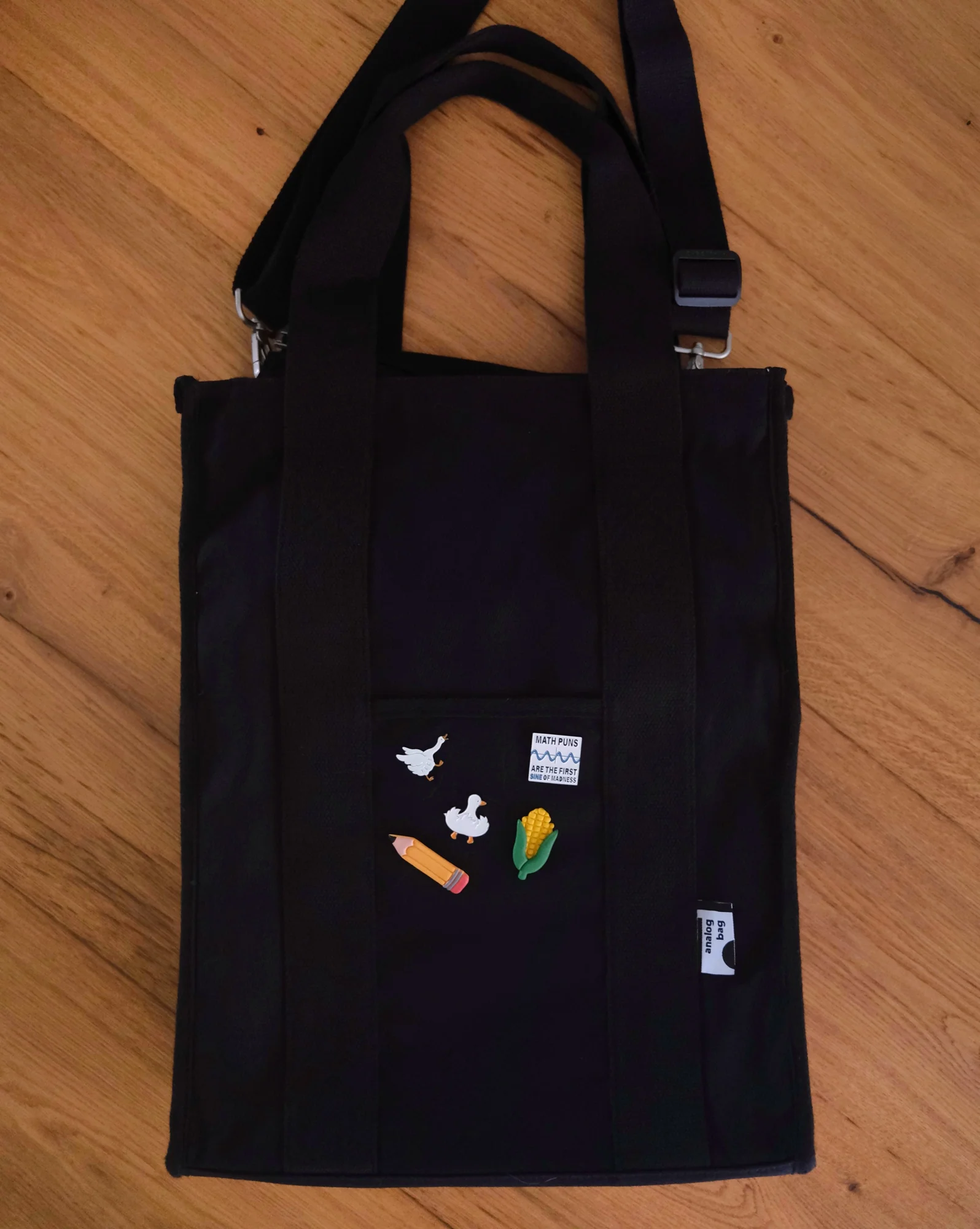 The Black XL Laptop Tote (Water Repellent) - Fits up to 17” laptops - Image 9