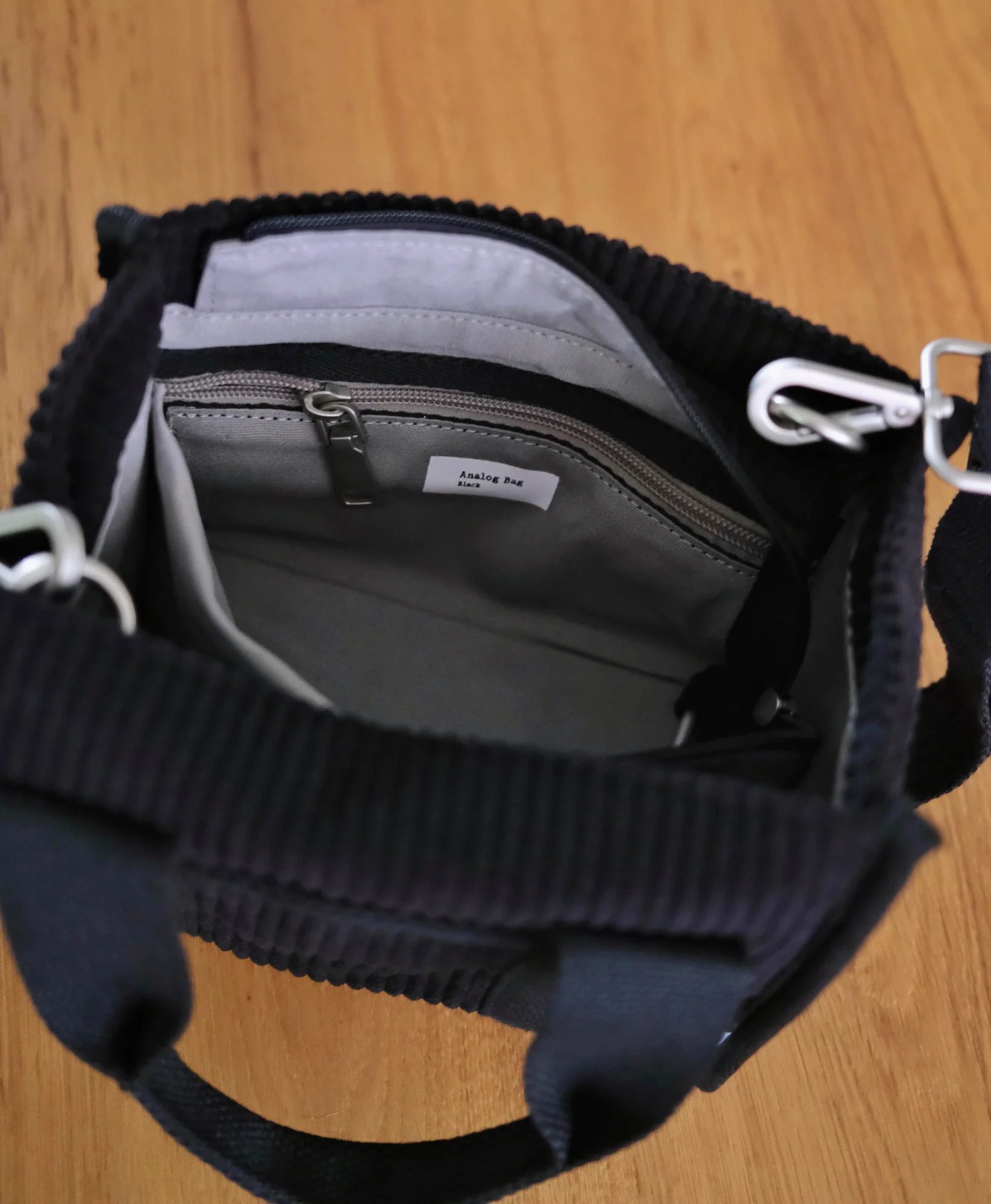 New: The Black Analog Mini Tote (Water Repellent Corduroy) v2 - Image 3