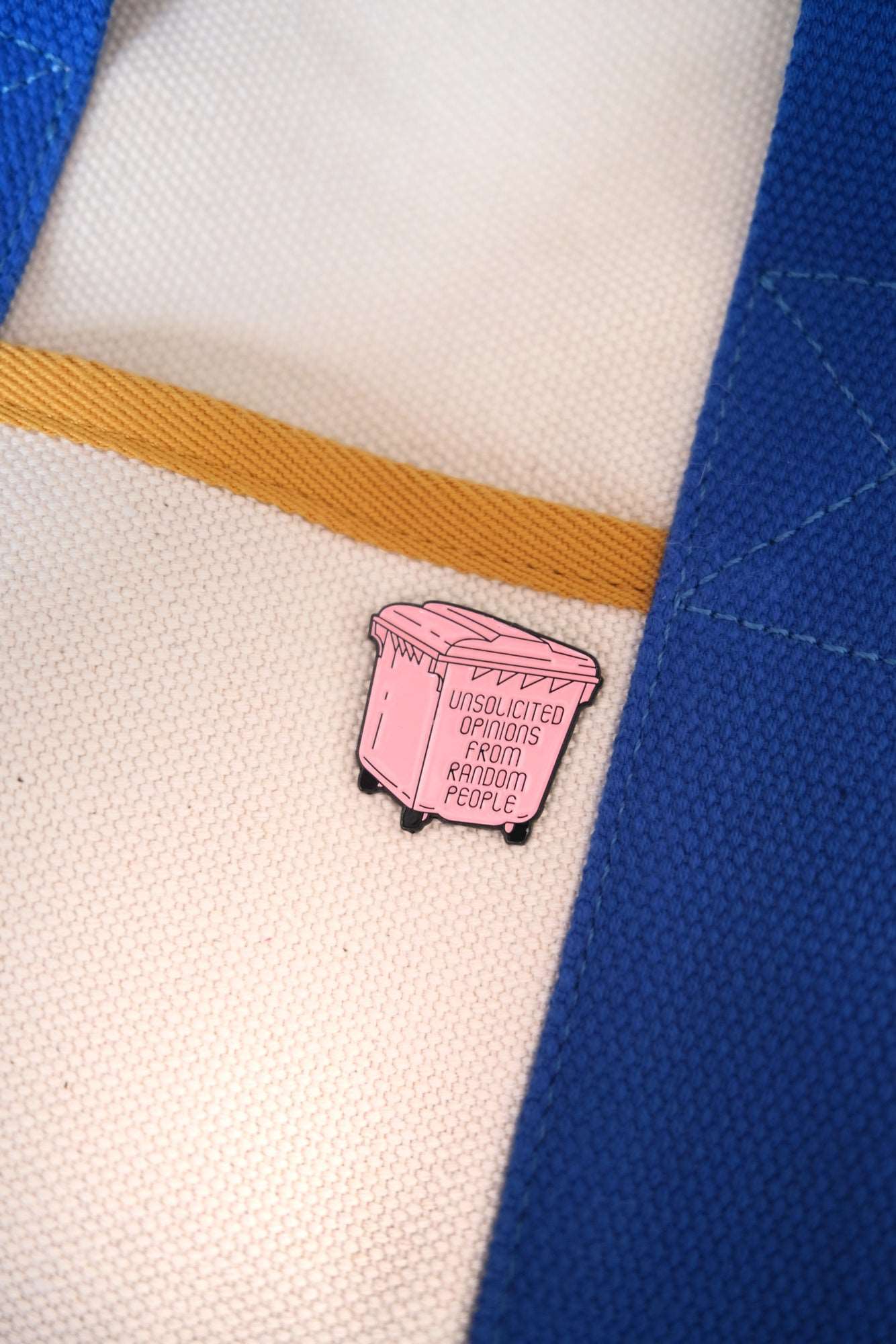 "Unsolicited Opinions From Random People" Enamel Pin - Image 4