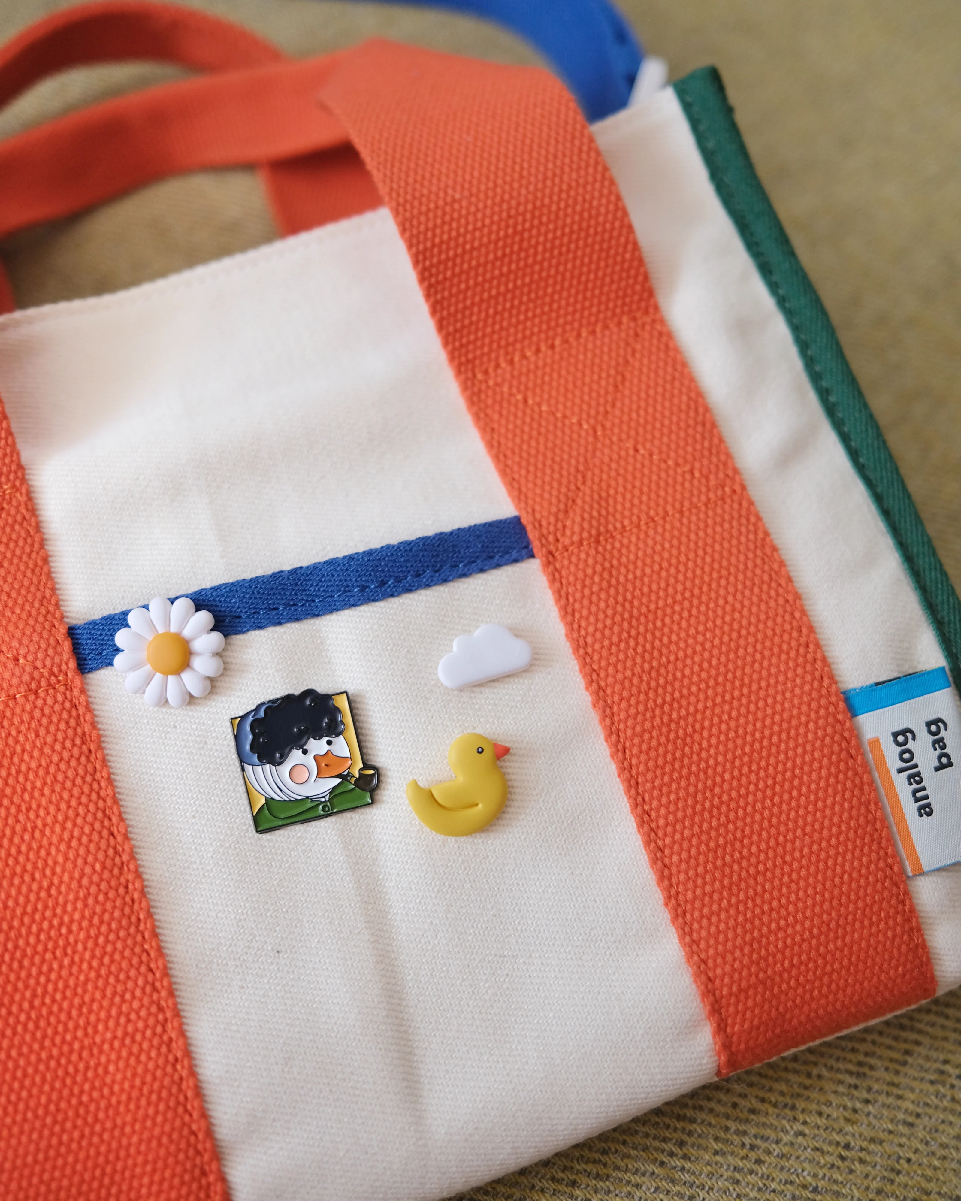 Van Gogh Duck Enamel Pin - Image 4
