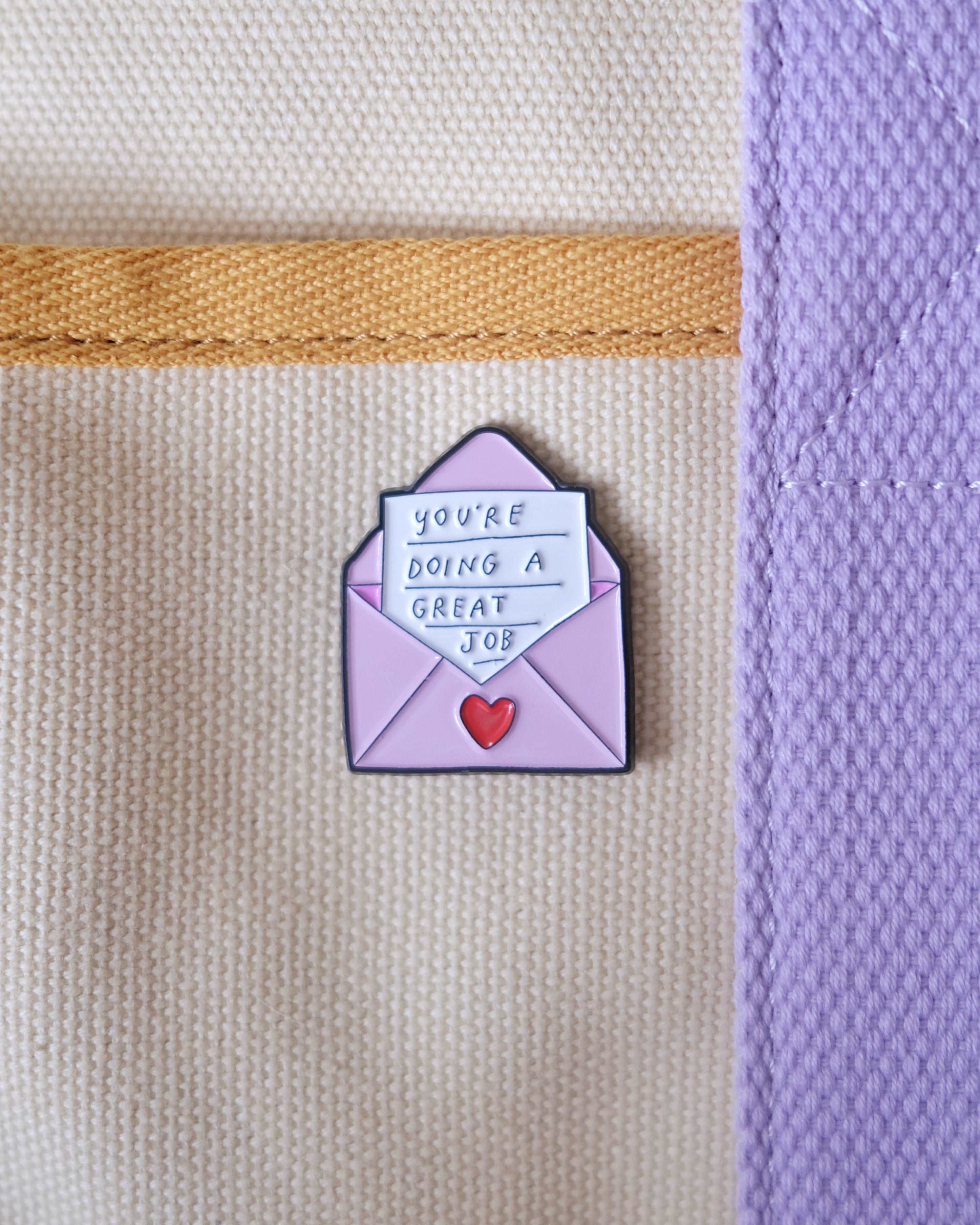 "You're Doing a Great Job" Enamel Pin - Image 3